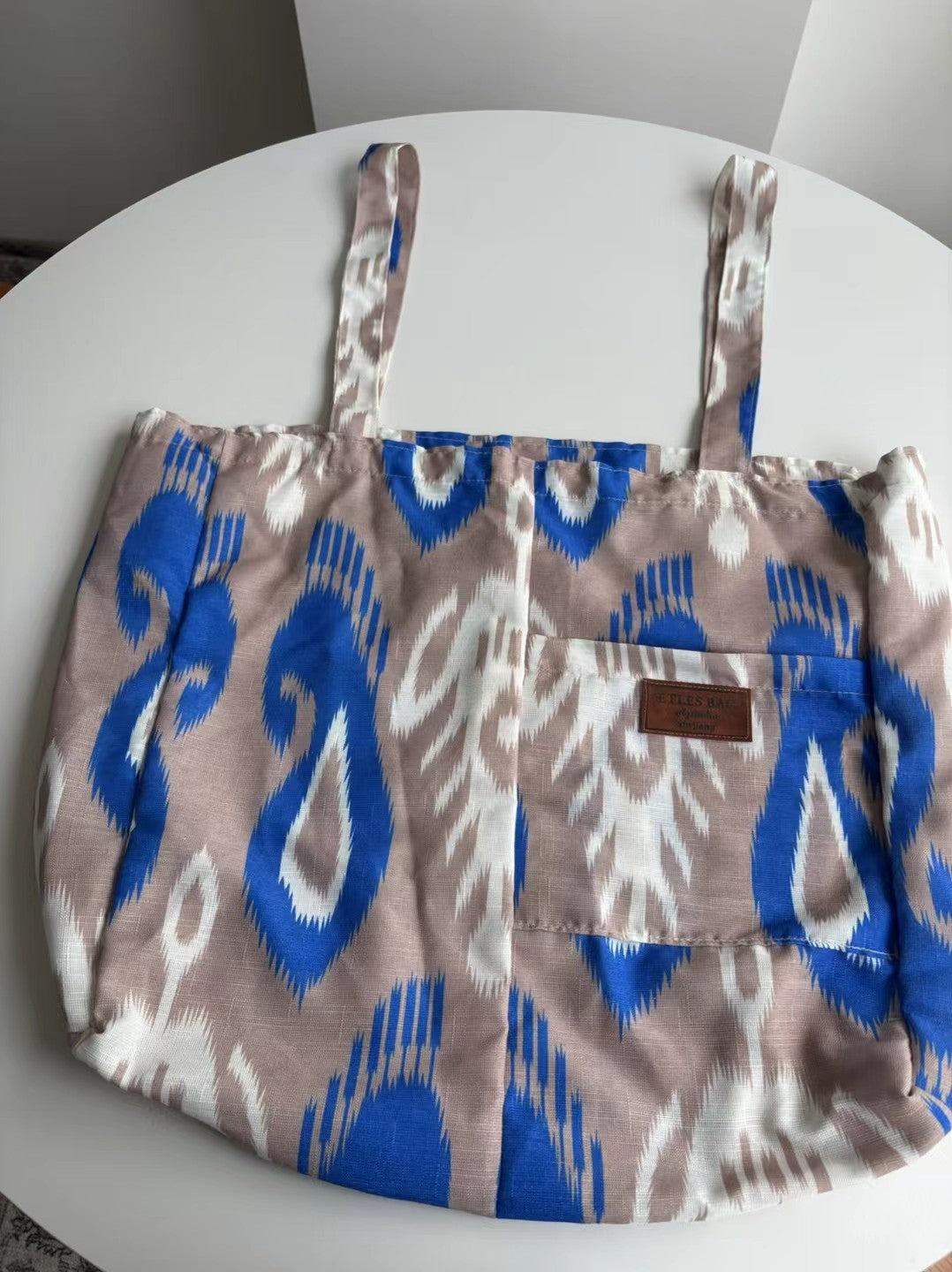 Atlas Canvas Tote (Blue)