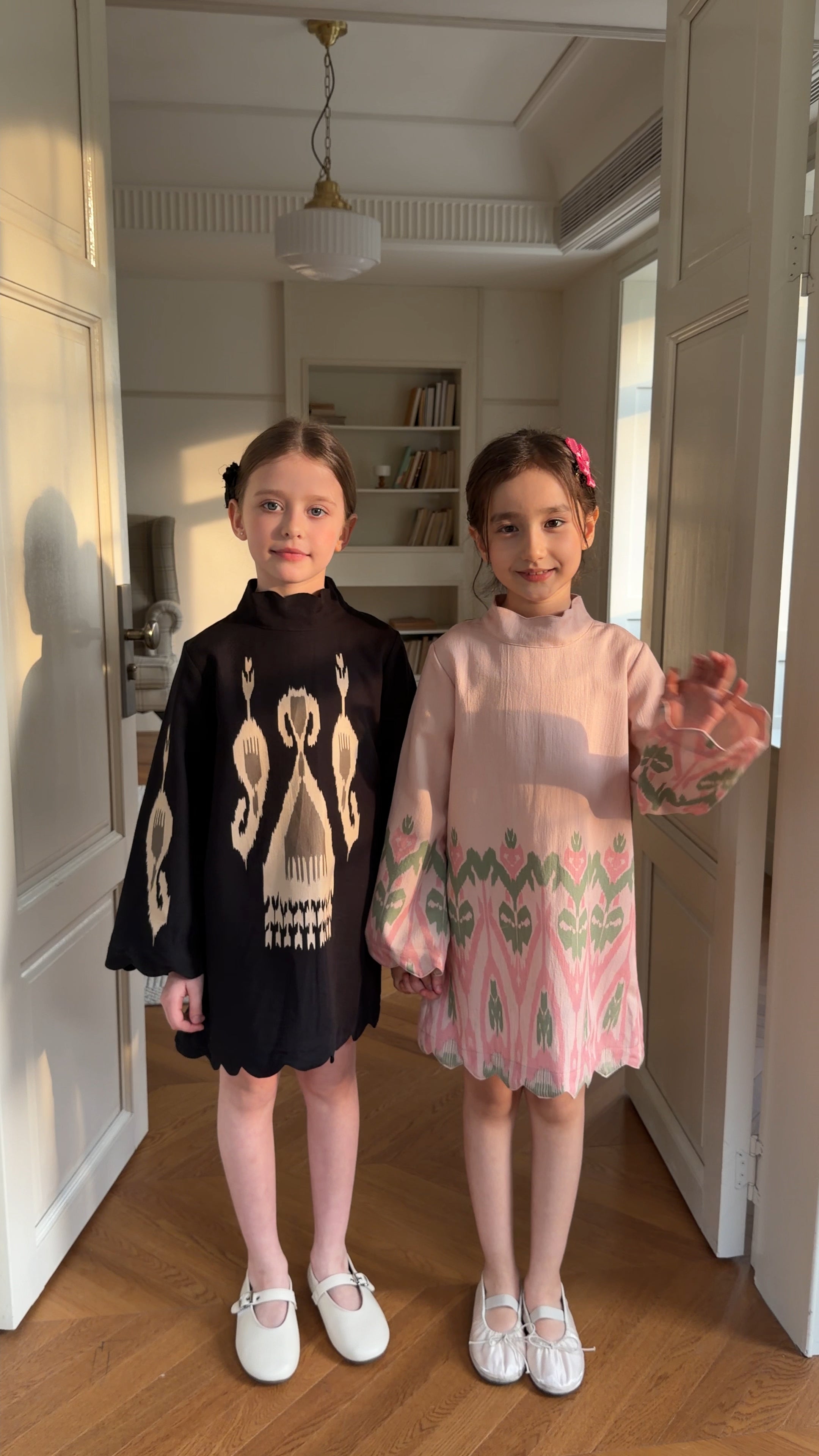 Girls Ikat Dress – Lightweight Elegant Summer Dress for Kids