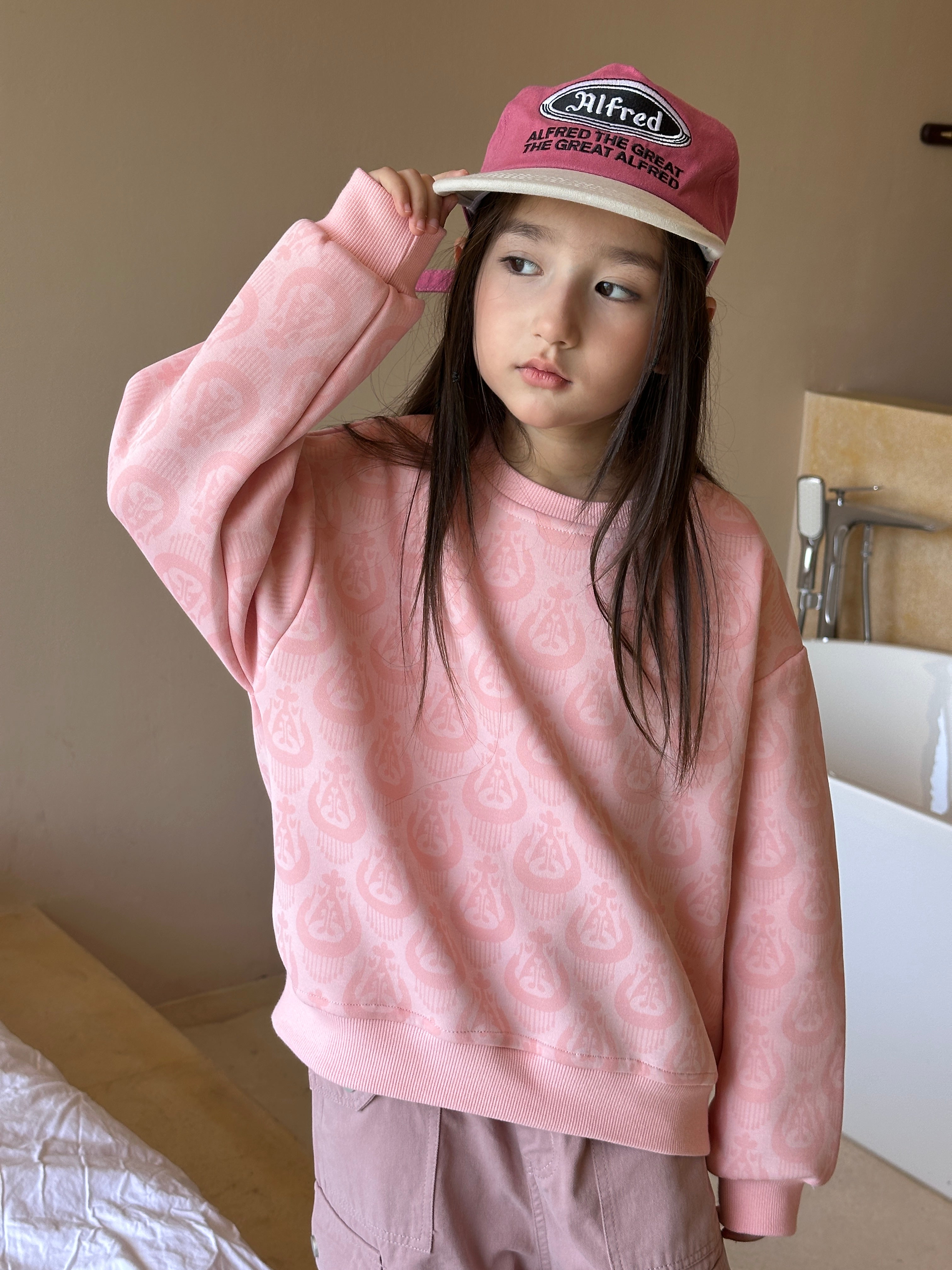 Kids Ikat Sweatshirt β Soft Unisex Pullover | Comfortable Everyday Kids Outfit