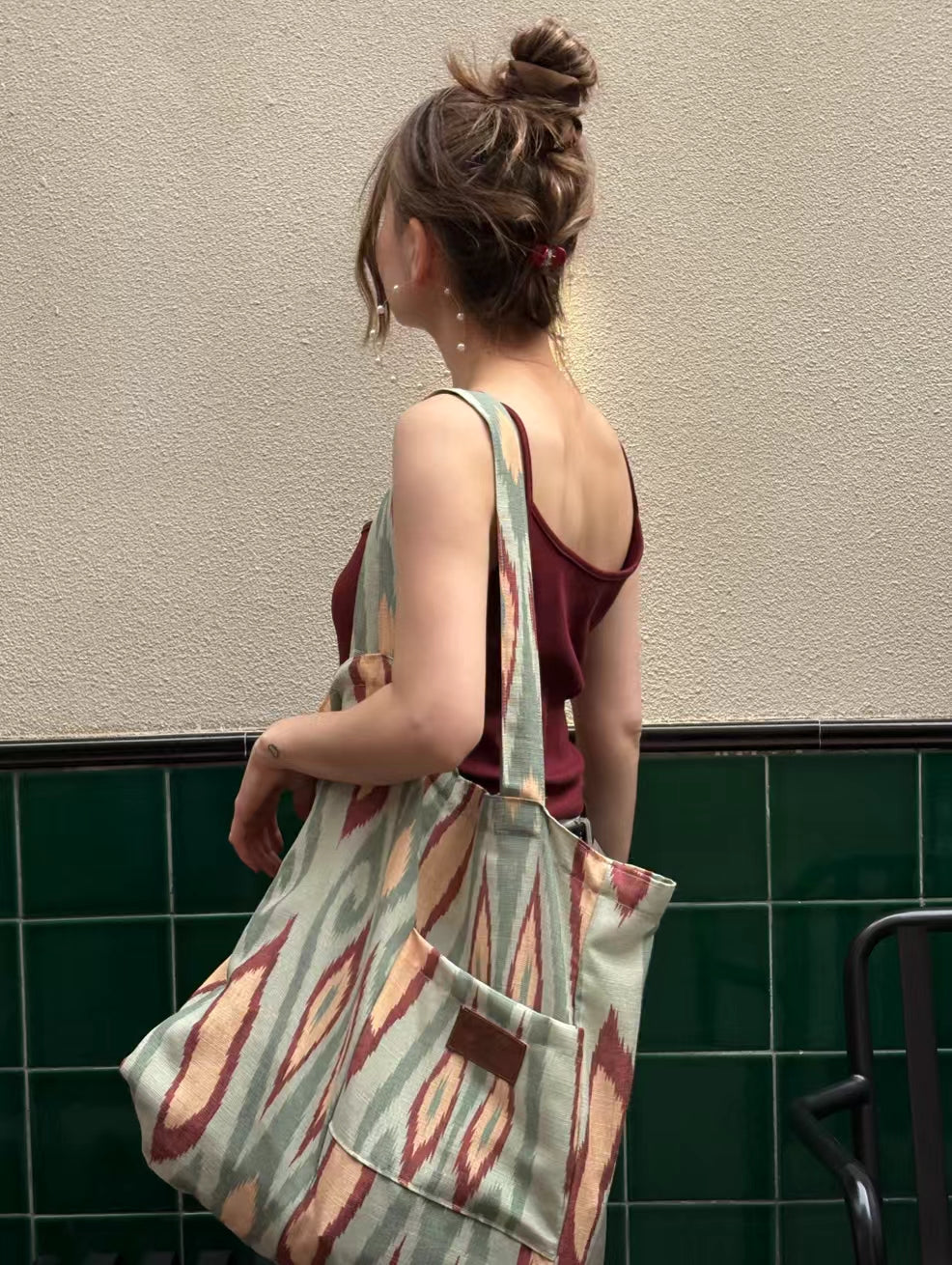 Atlas Canvas Tote (Green)