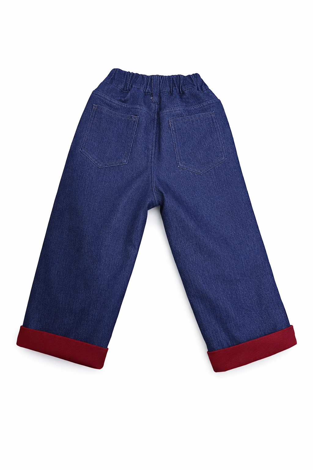 Kids Fleece Lined Jeans – Warm Denim Pants with Elastic Waist | Soft & Cozy | Liwanay