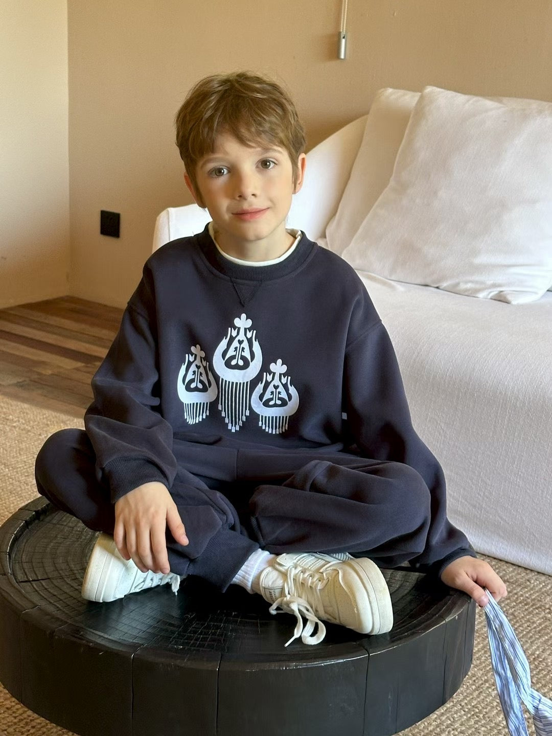 Navy Atlas Sweatshirt Set