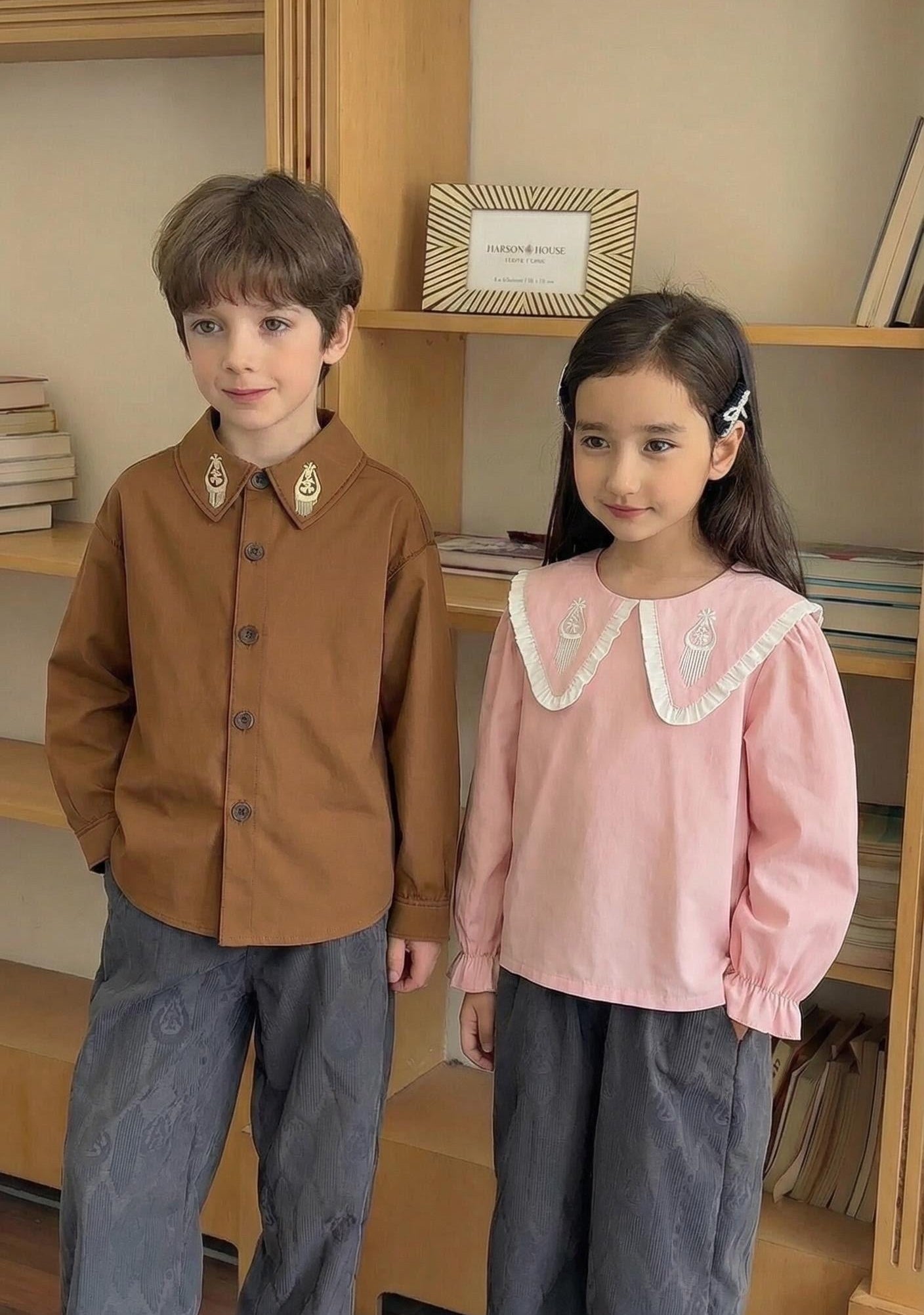 Embroidered Collar Blouse β Classic & Versatile