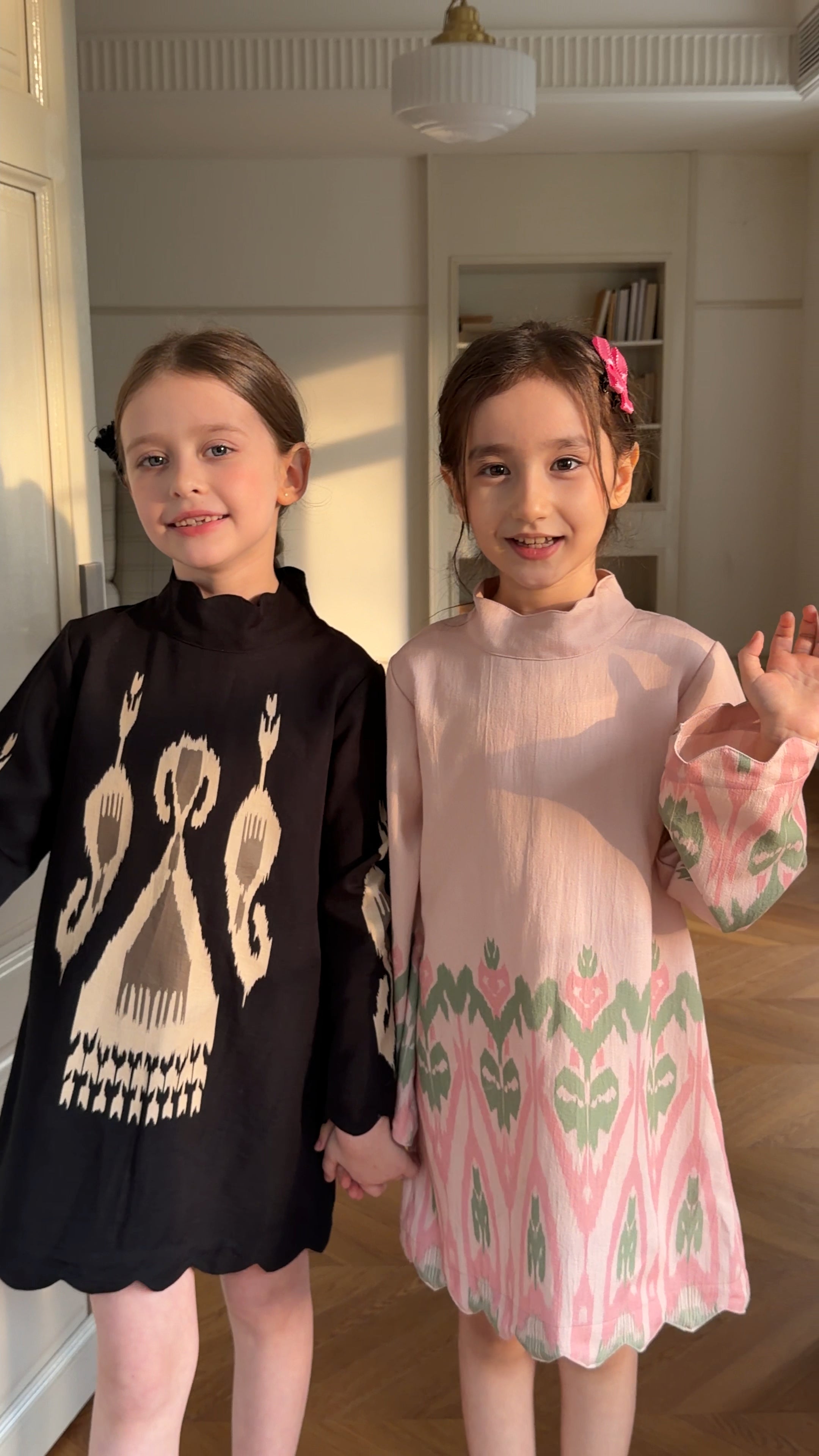 Girls Ikat Dress – Lightweight Elegant Summer Dress for Kids