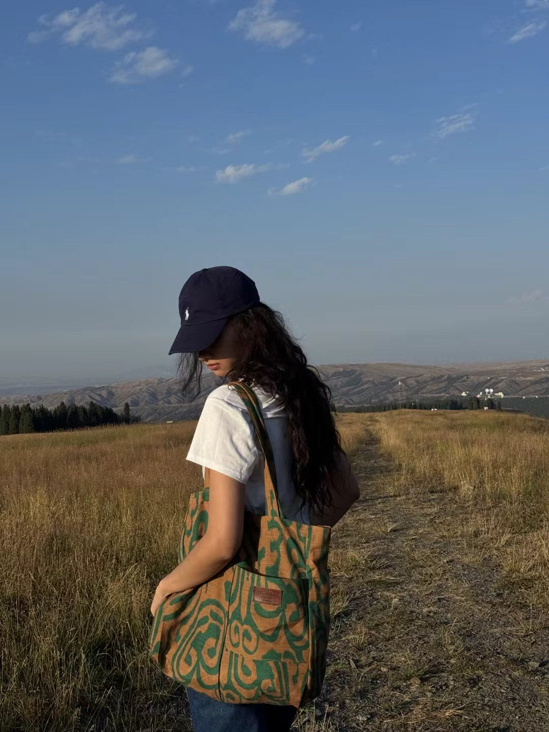 Atlas Canvas Tote (Green&Yellow)