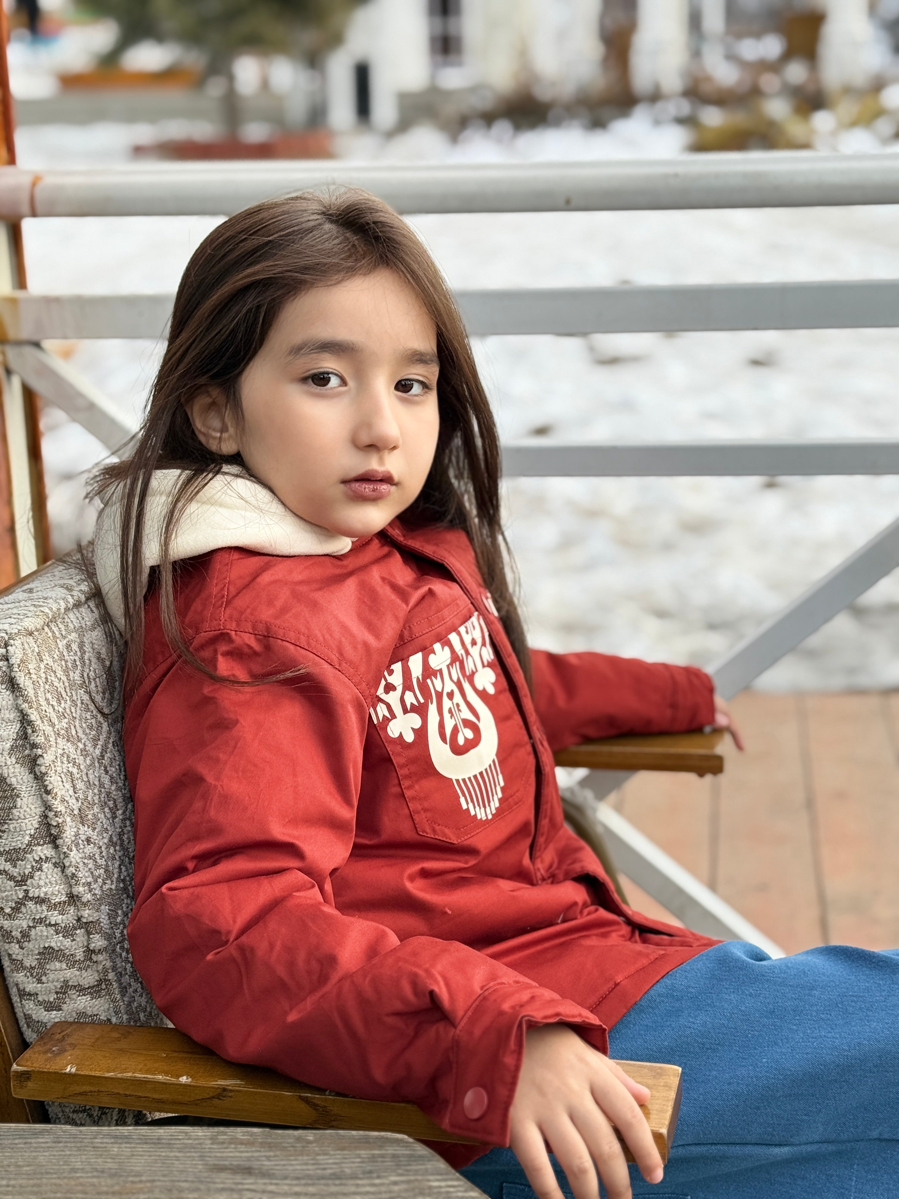 Atlas Pattern Winter Padded Jacket for Kids (-20°C / −4°F Ready)