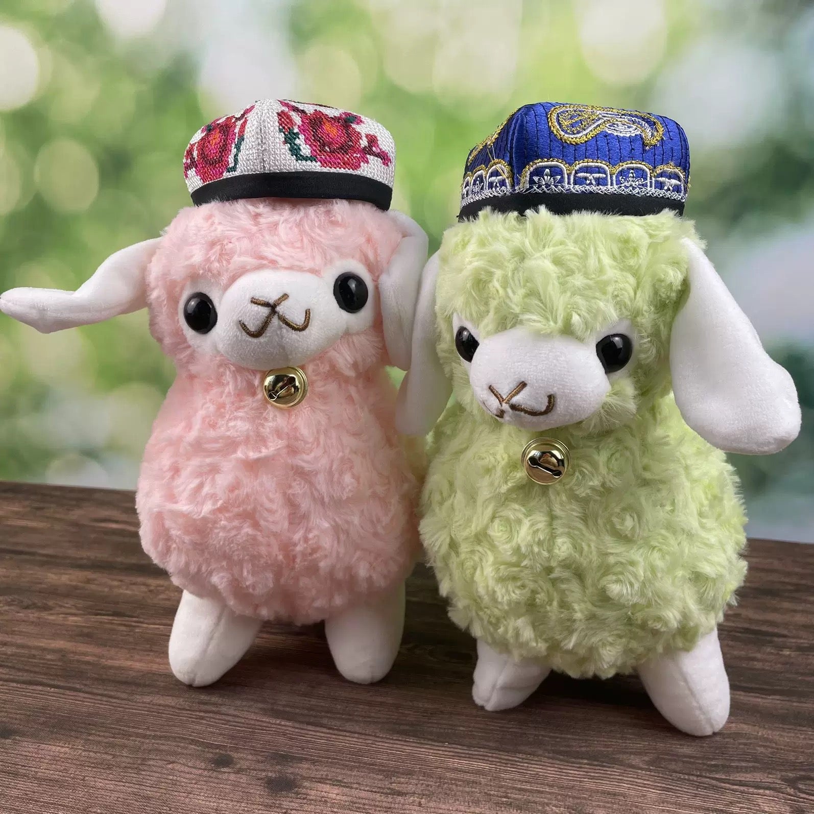 Cute traditional Hat Plush Lamb – 23cm Soft Stuffed Toy with Ethnic Cap