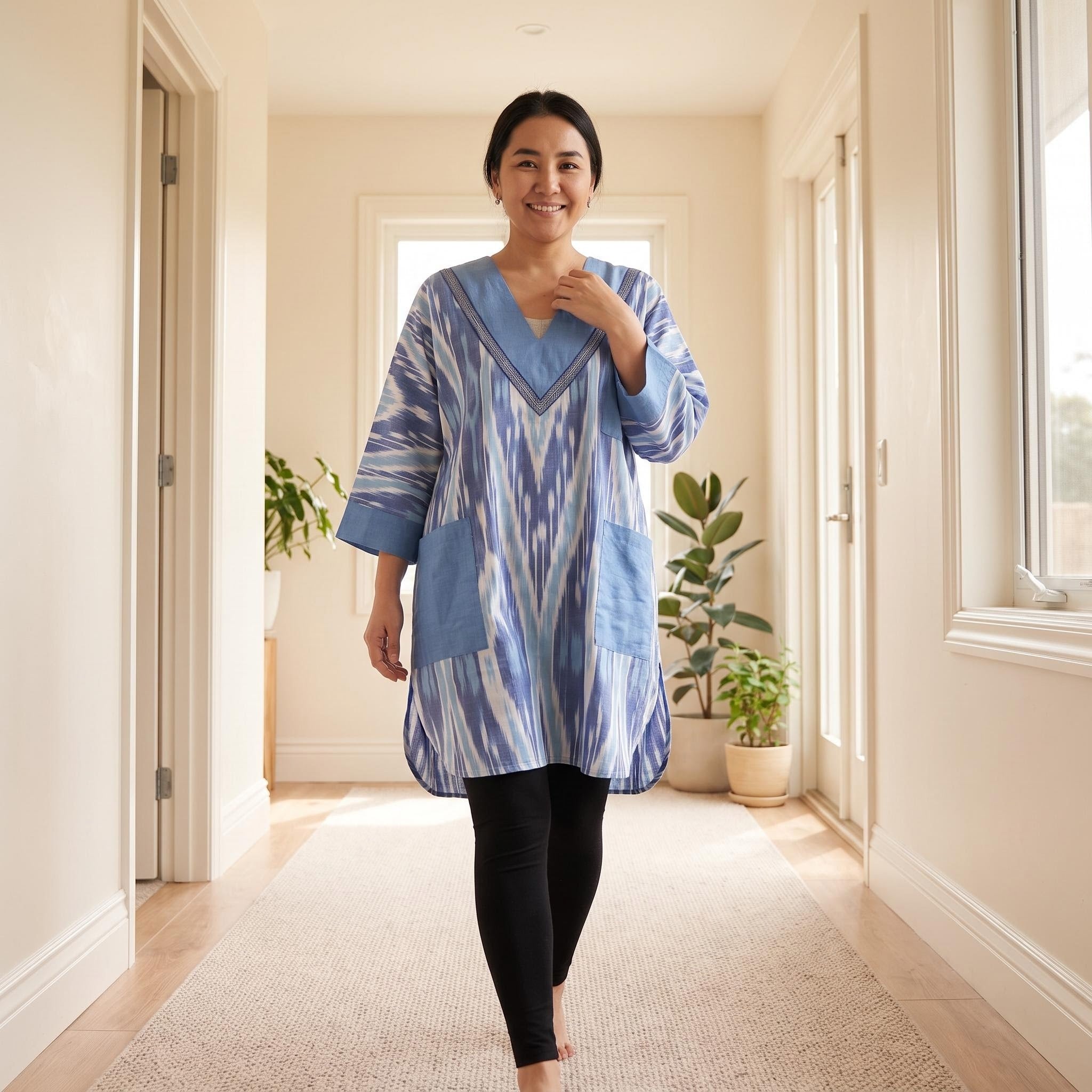 Cotton Ikat Tunic