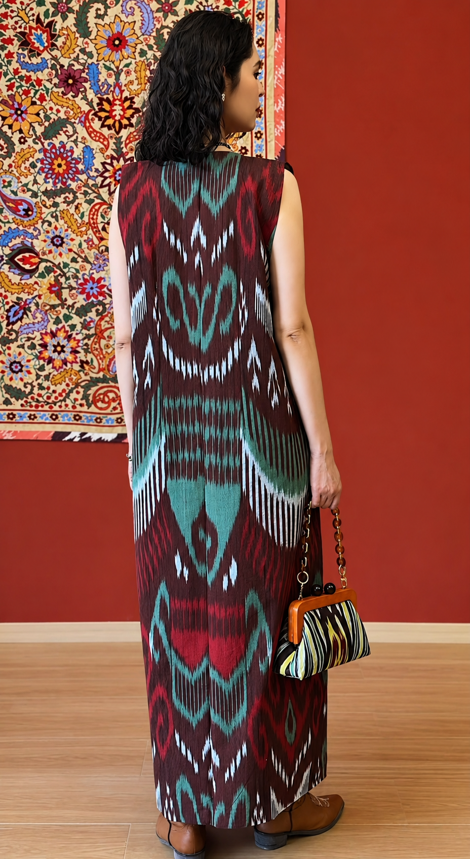 Crimson Atlas Long Duster Vest