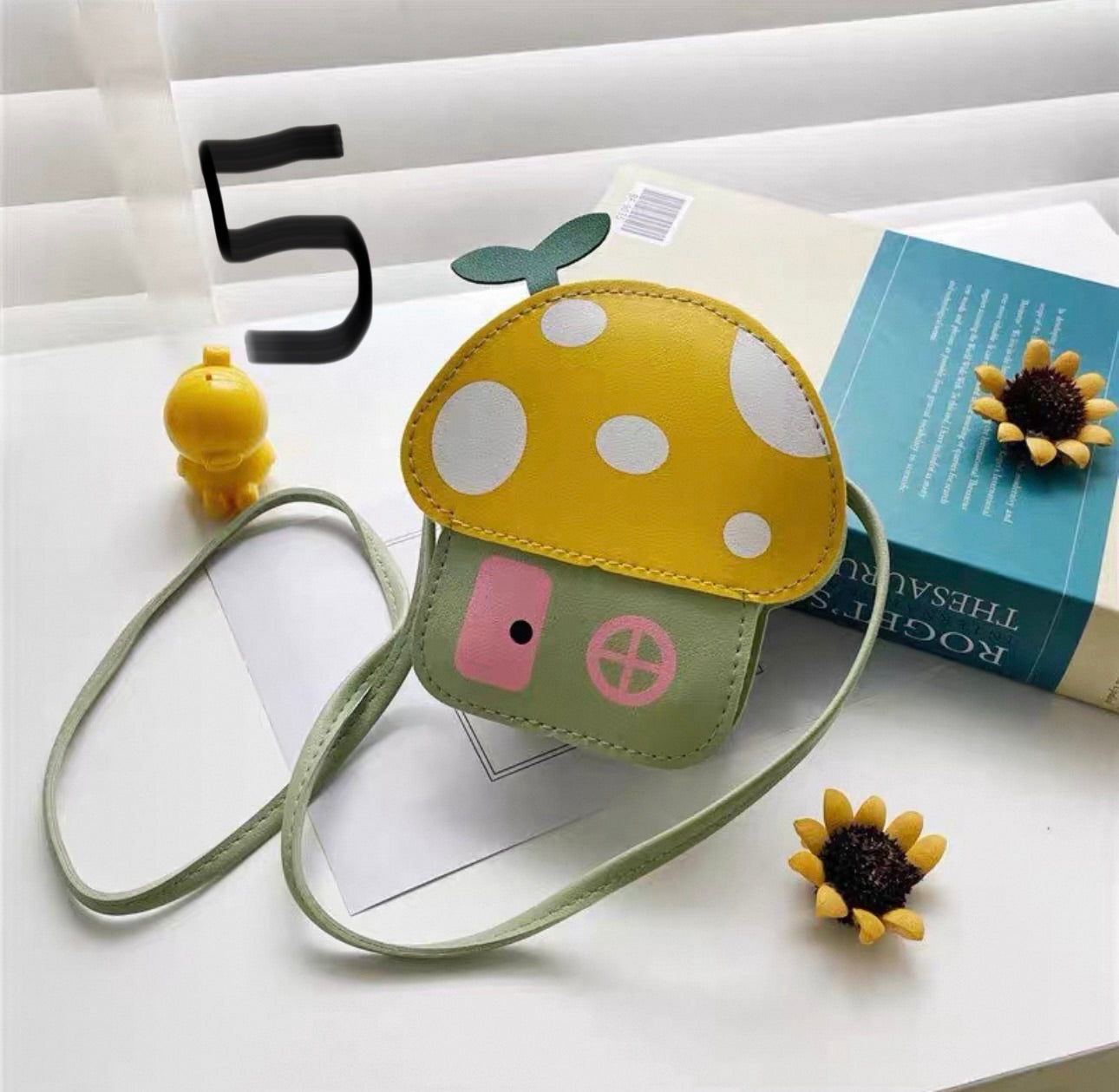 Cute Kids Flower Crossbody Bag