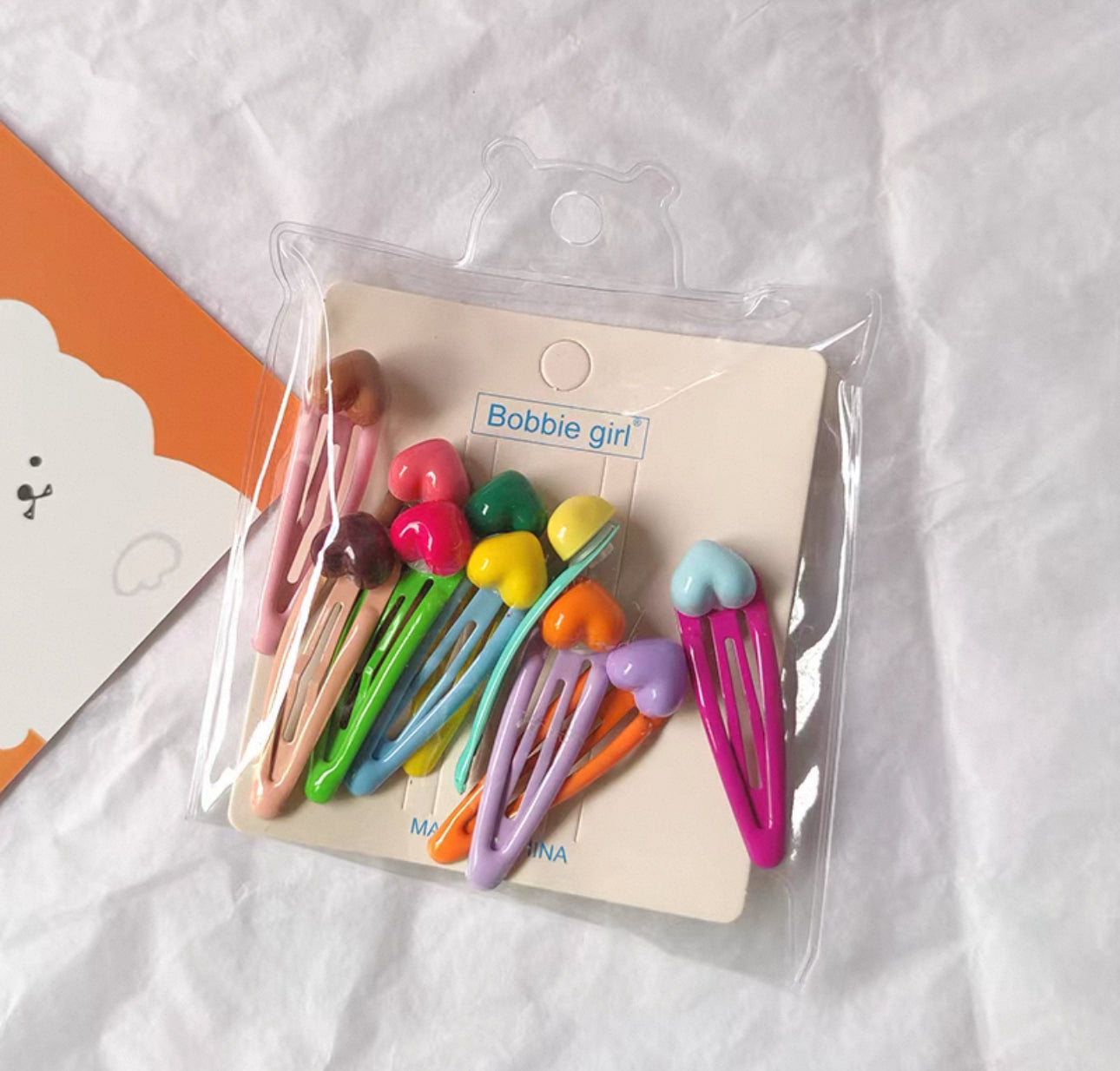 Colorful Kids Hair Clips – Random 10-Pack