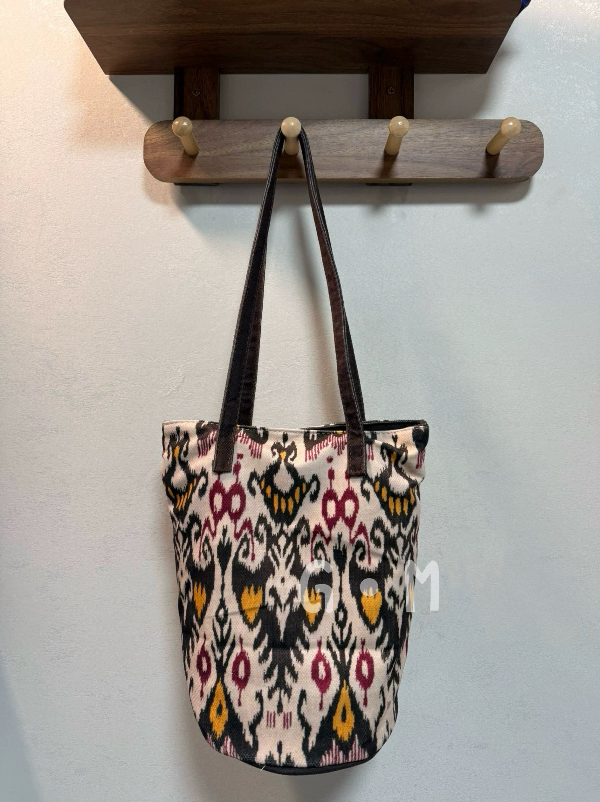Atlas Ikat Shoulder Bag – Ethnic Handmade Tote