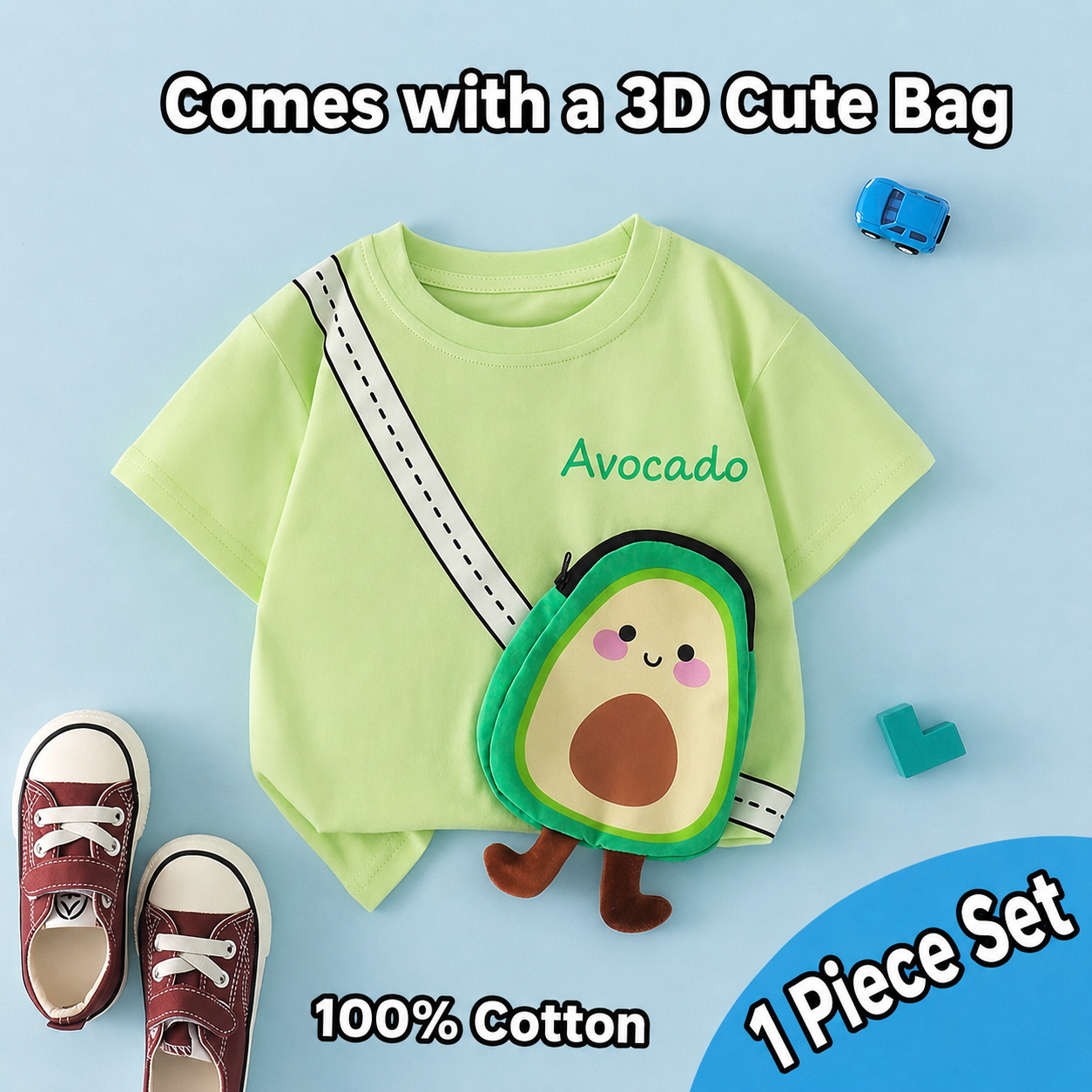 Avocado Pocket Cotton Tee