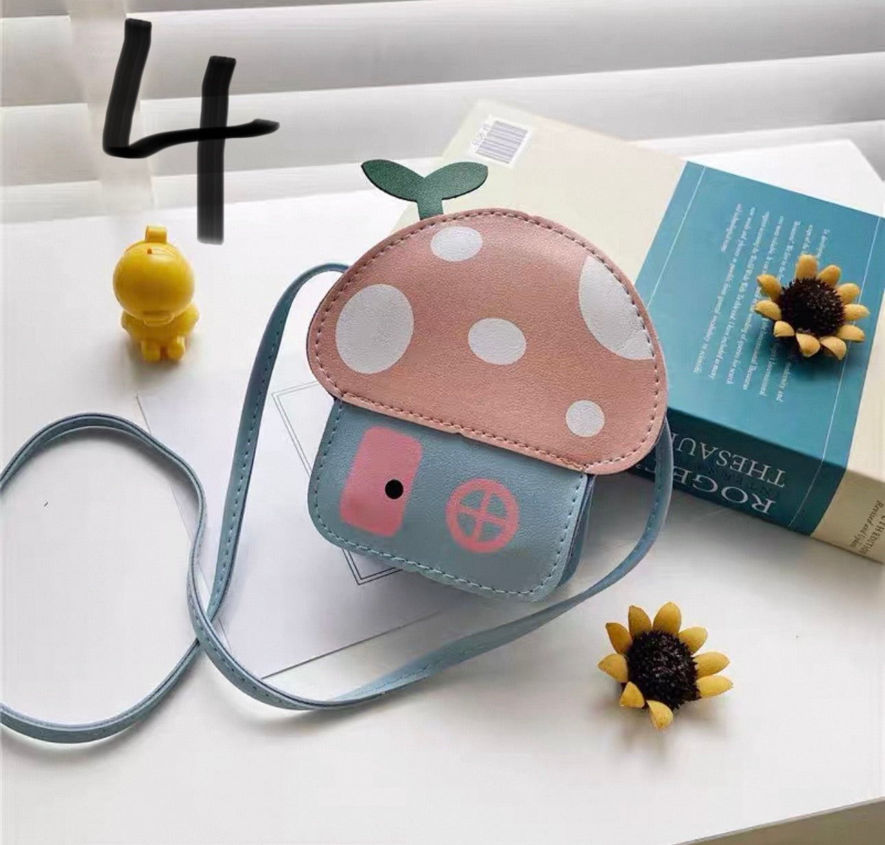 Cute Kids Flower Crossbody Bag
