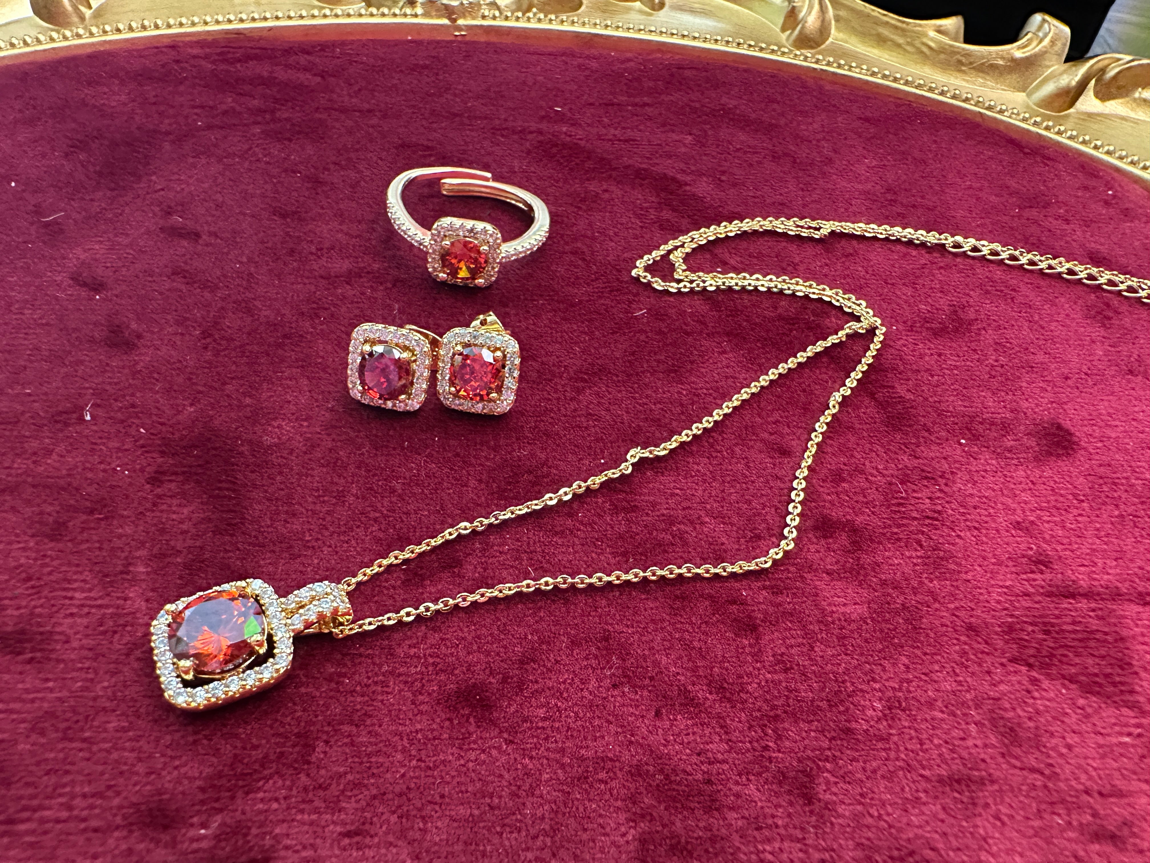 Gold Color Stainless Steel Fringe Necklace – Statement Beaded Design(41)