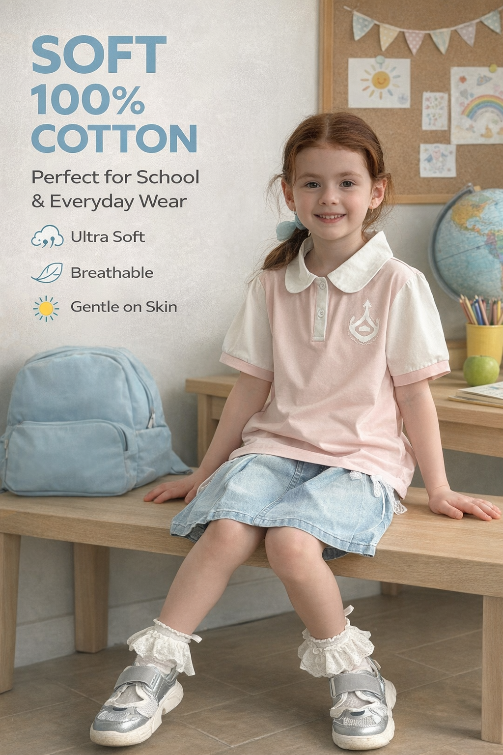 Ethnic Sporty Polo Tee β Atlas-Inspired Summer Edition