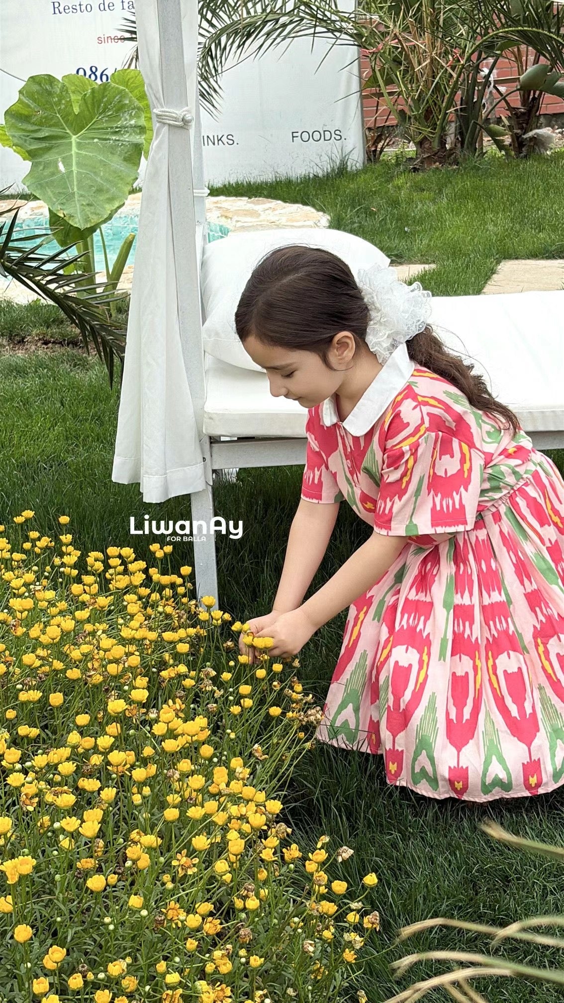 Pink Ikat Cotton 2-Piece Set β Top & Skirt Combo