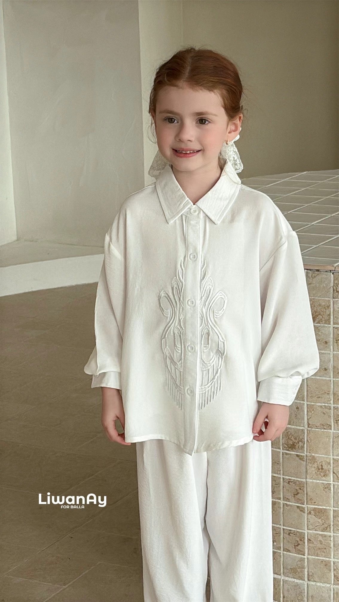 “Silk Whisper” Embroidered Ice Silk Set – Hand-Stitched Detail | Summer Cool Comfort