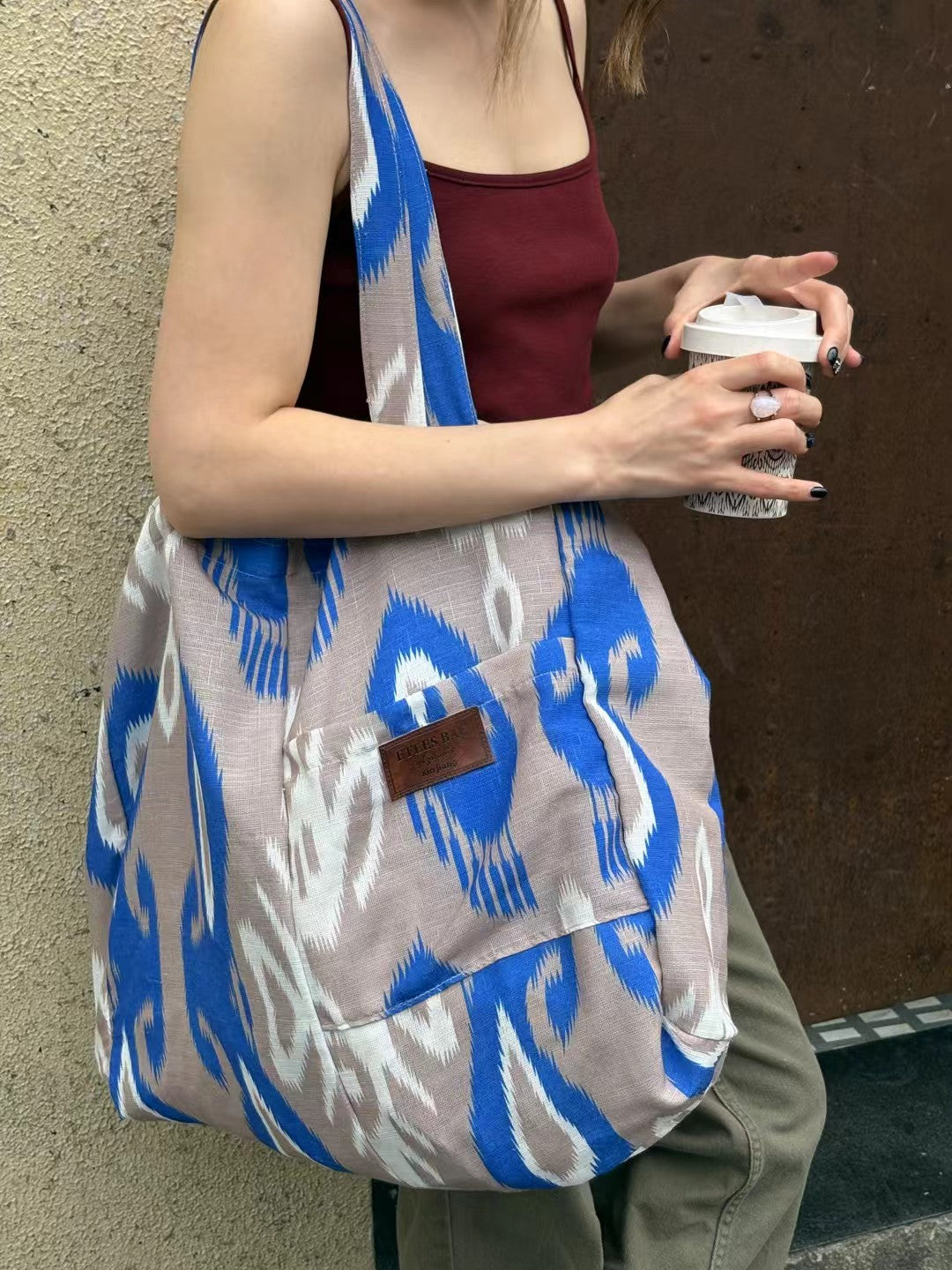 Atlas Canvas Tote (Blue)