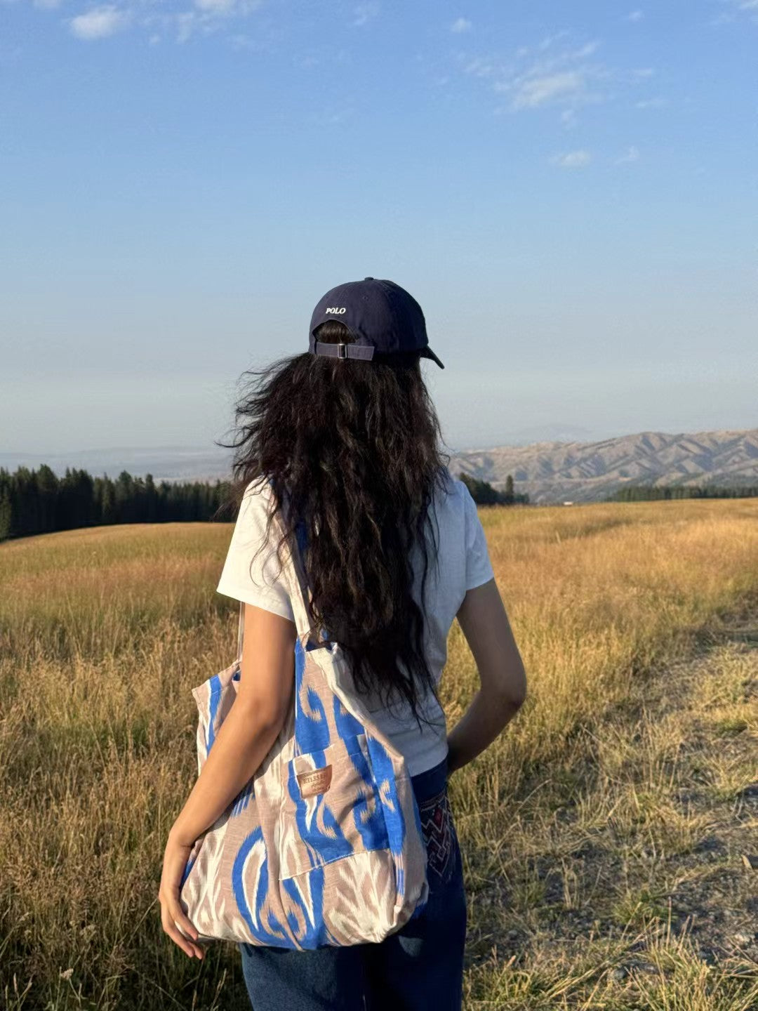 Atlas Canvas Tote (Blue)