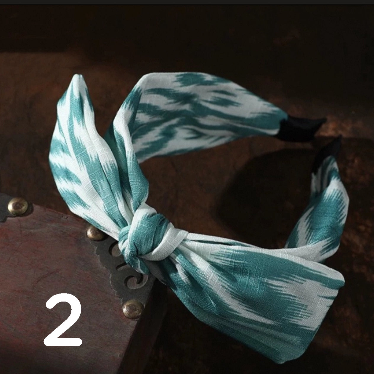 Atlas-Inspired Ikat Knot Headband – Adjustable for Kids & Adults