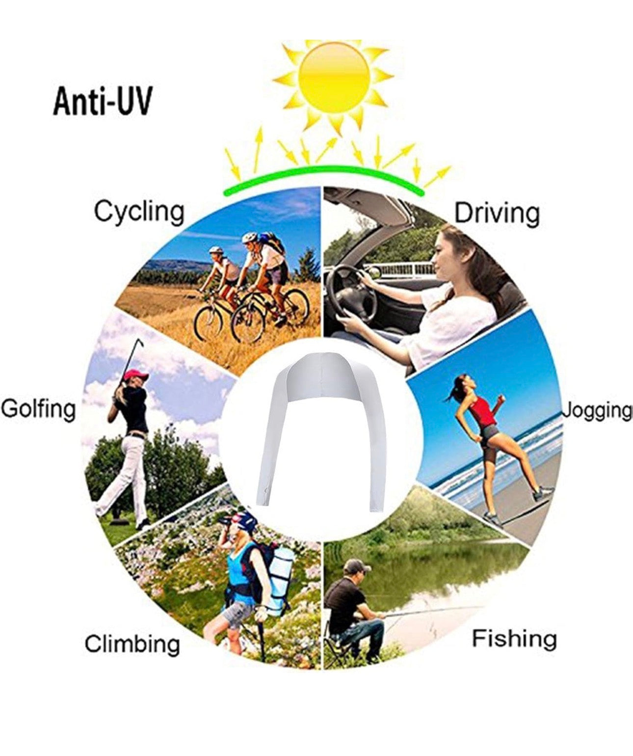 Full Arm Sleeves Shrug Hijab Ramadan Islamic Stretchy Modal One Piece