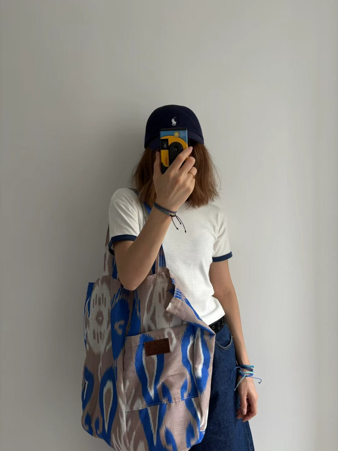 Atlas Canvas Tote (Blue)