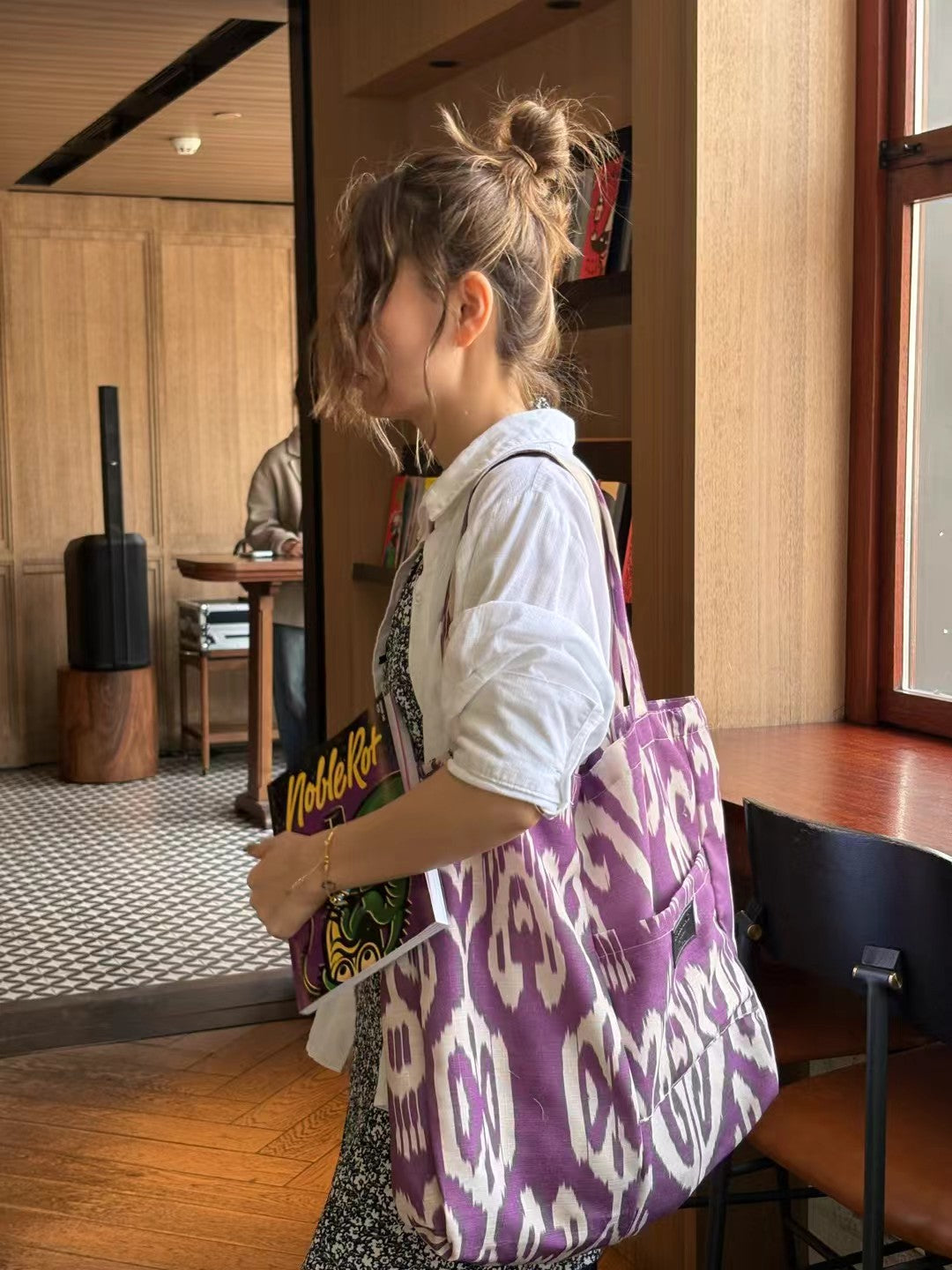 Atlas Canvas Tote (Purple)