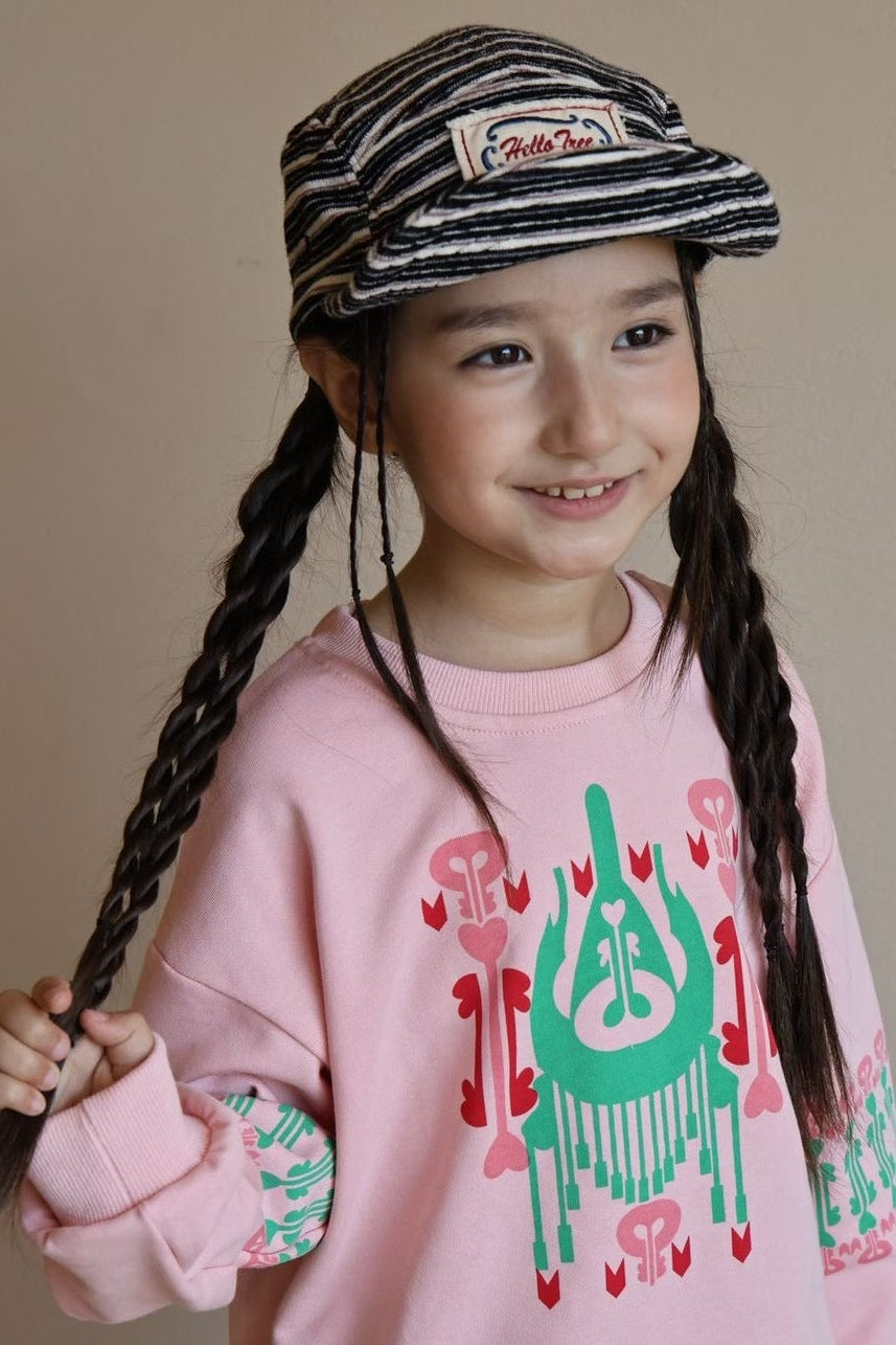 Colorful Atlas Graphic Sweatshirt