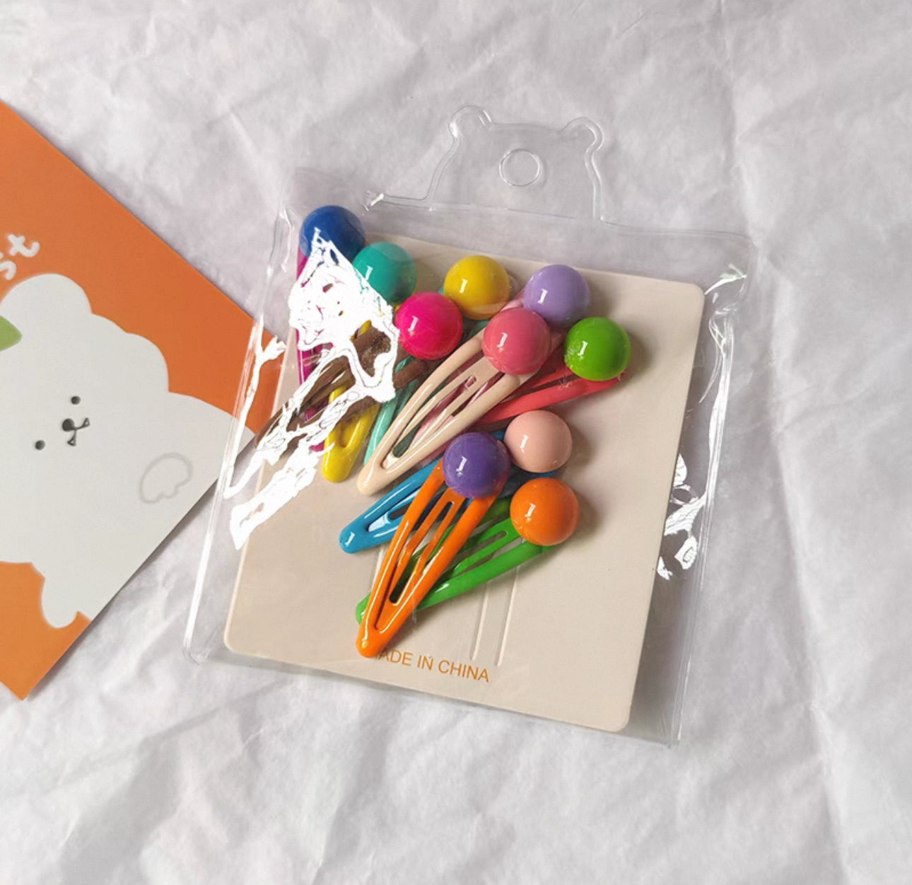 Colorful Kids Hair Clips – Random 10-Pack