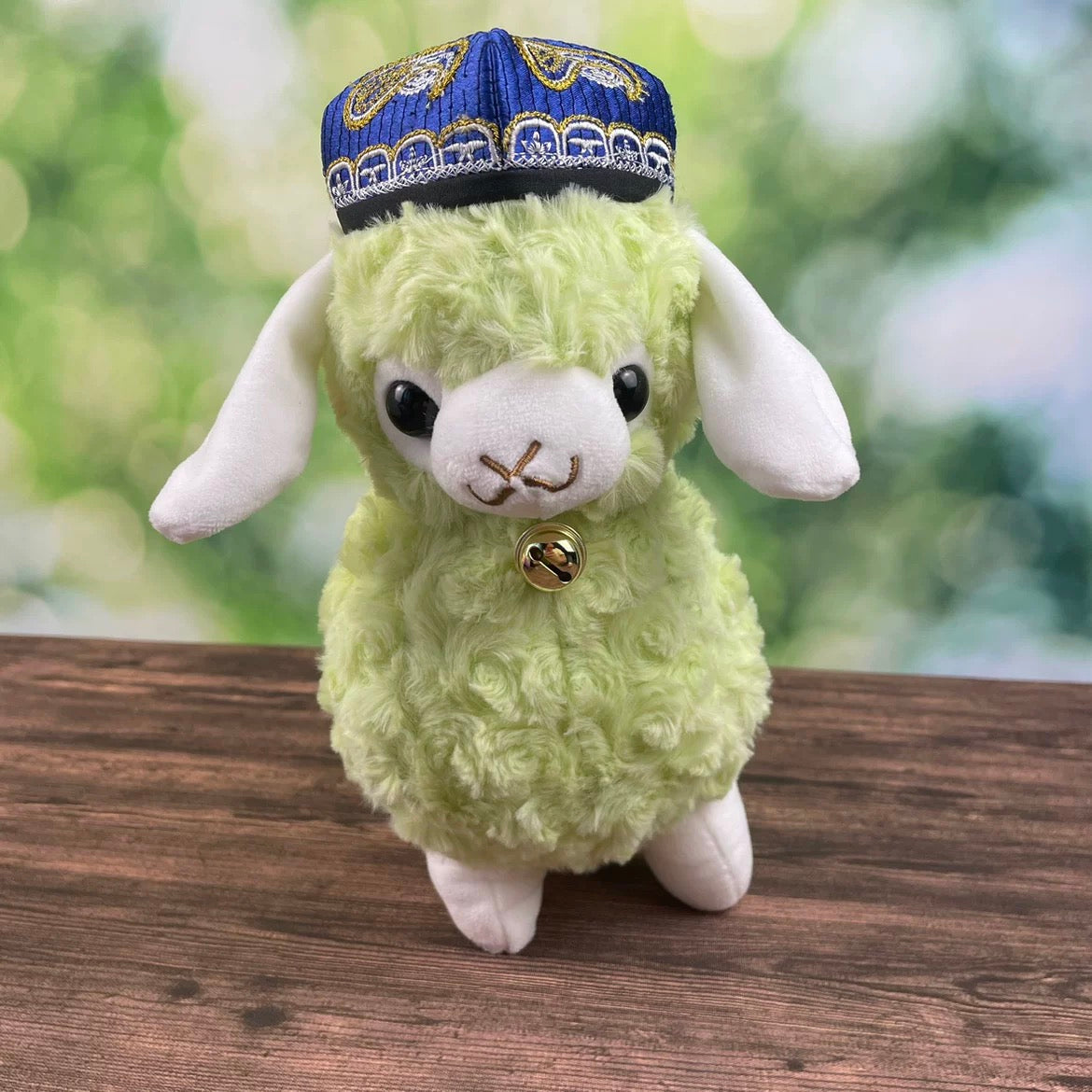 Cute traditional Hat Plush Lamb – 23cm Soft Stuffed Toy with Ethnic Cap