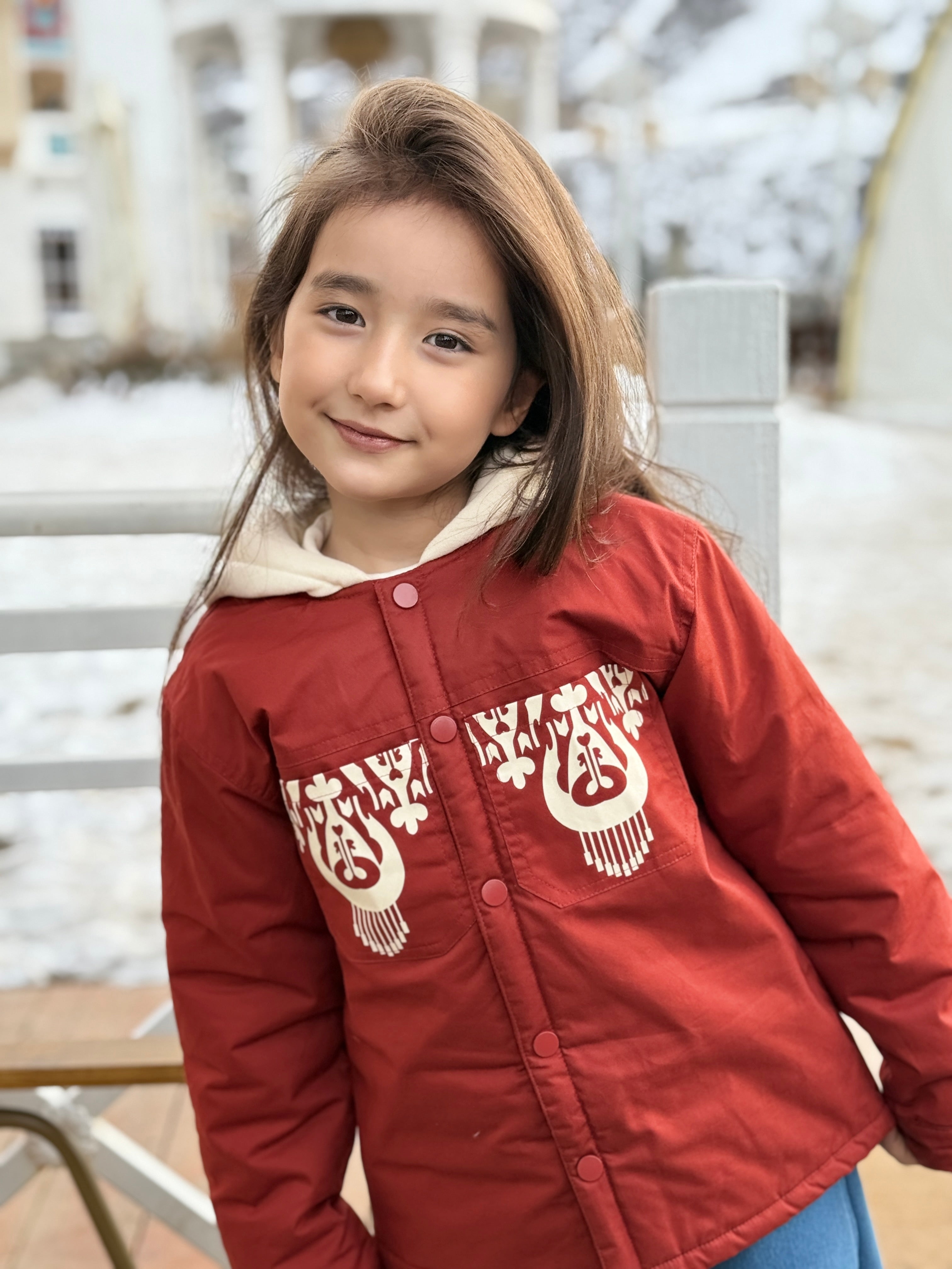 Atlas Pattern Winter Padded Jacket for Kids (-20°C / −4°F Ready)