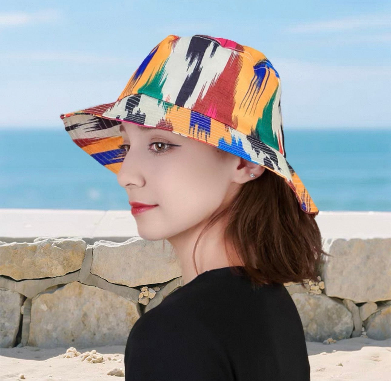 Atlas Ikat Bucket Hat