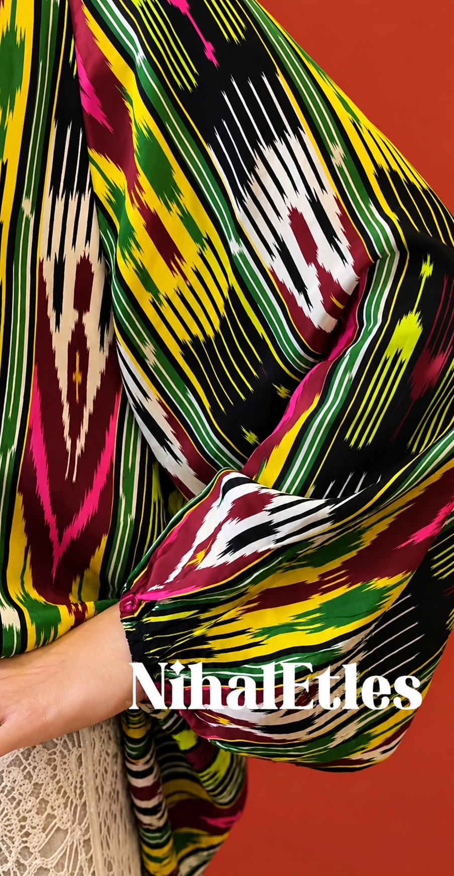 Garden Atlas Silk Blend Blouse