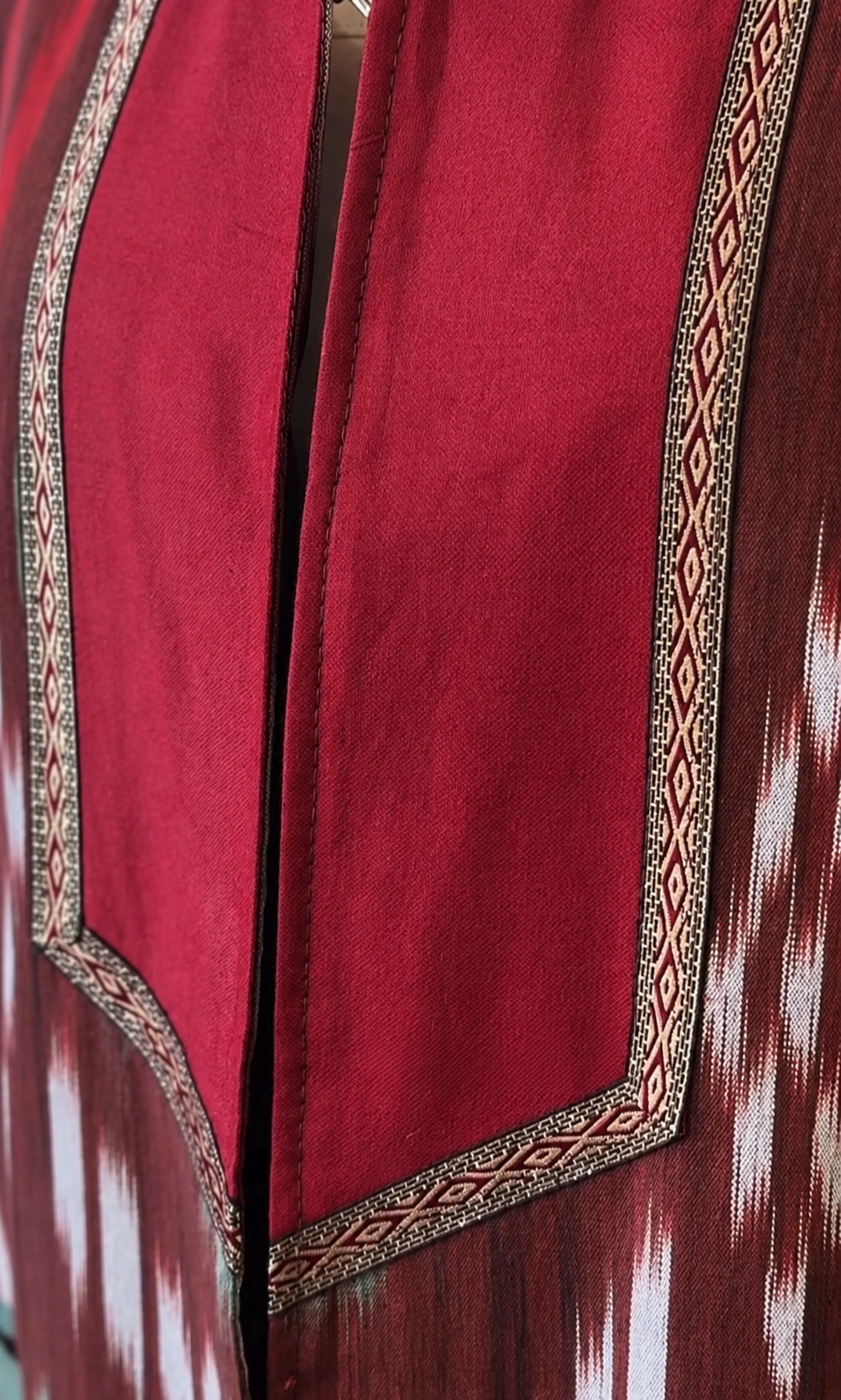 Crimson Atlas Long Duster Vest
