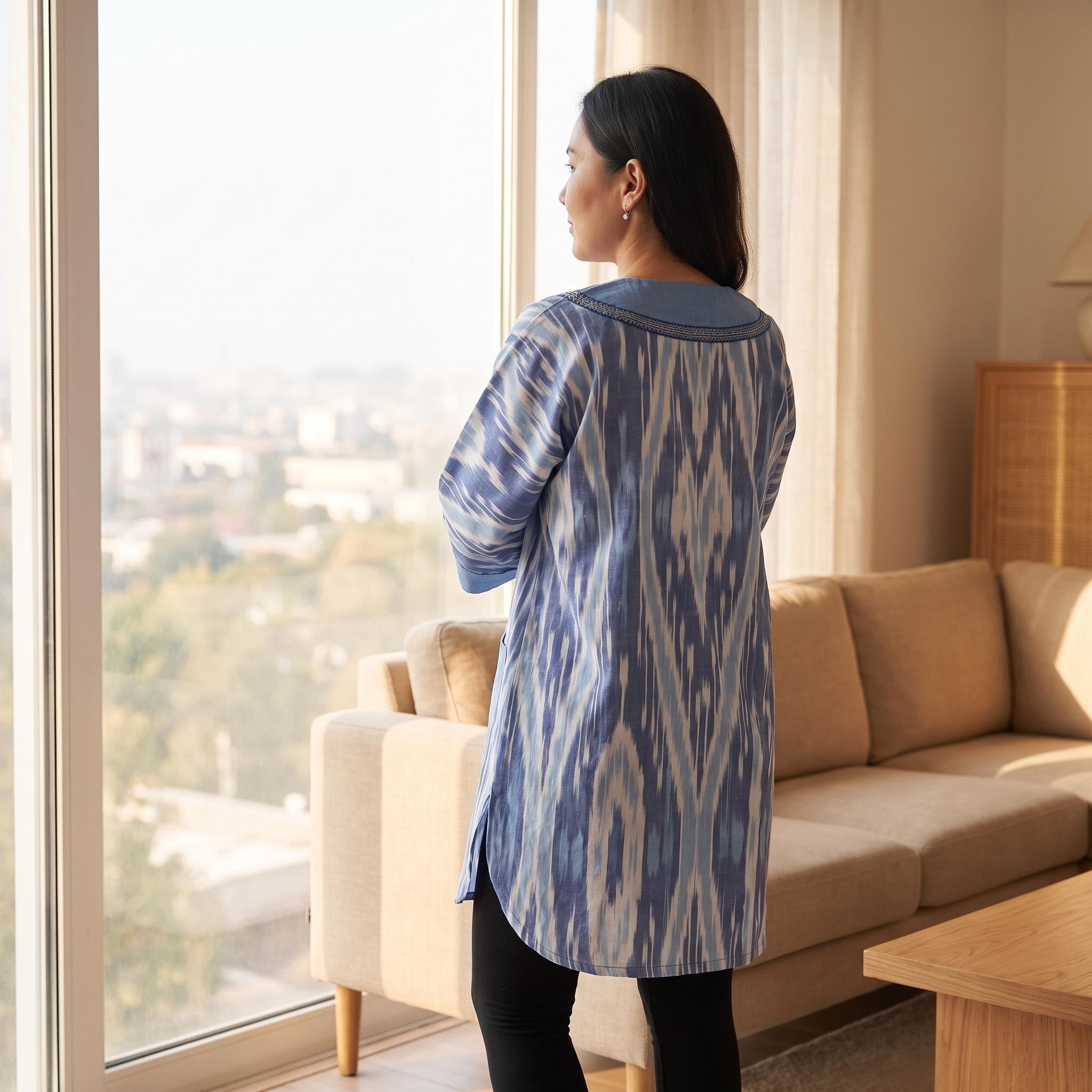 Cotton Ikat Tunic