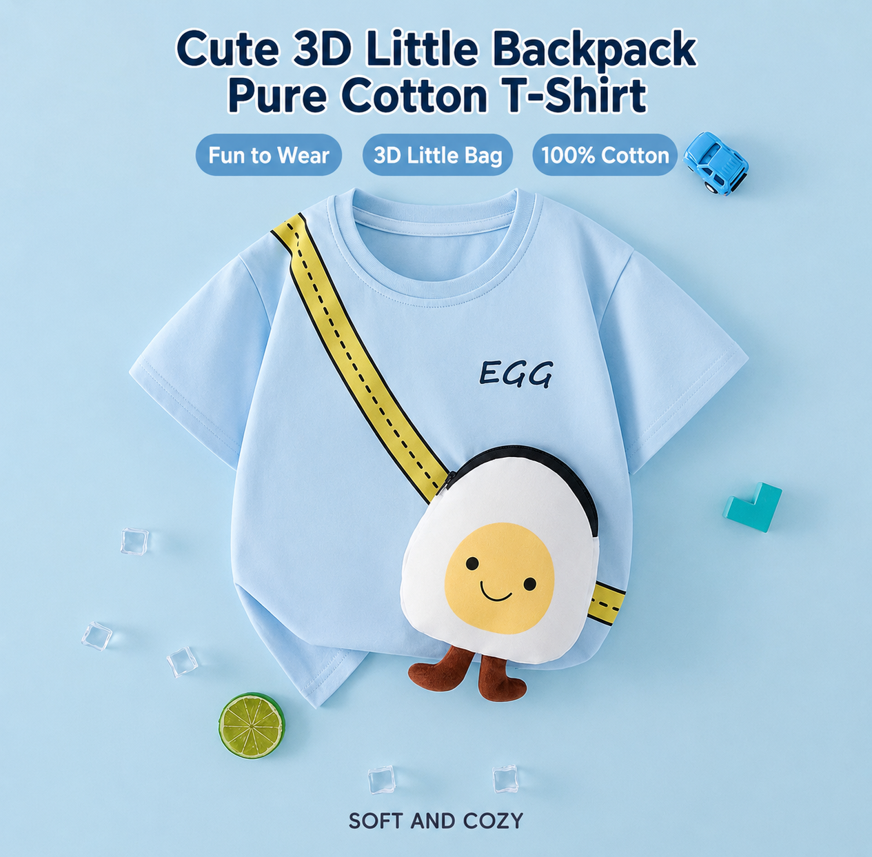 Egg Pocket Cotton Tee