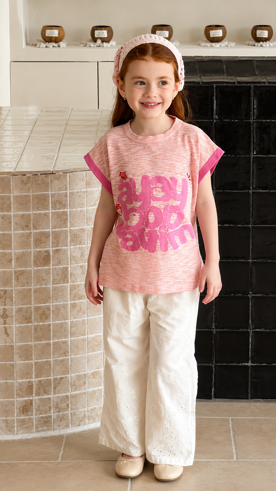 "Ay Ay Bop Kaldim" Soft Pink Tee – I Got Pretty!