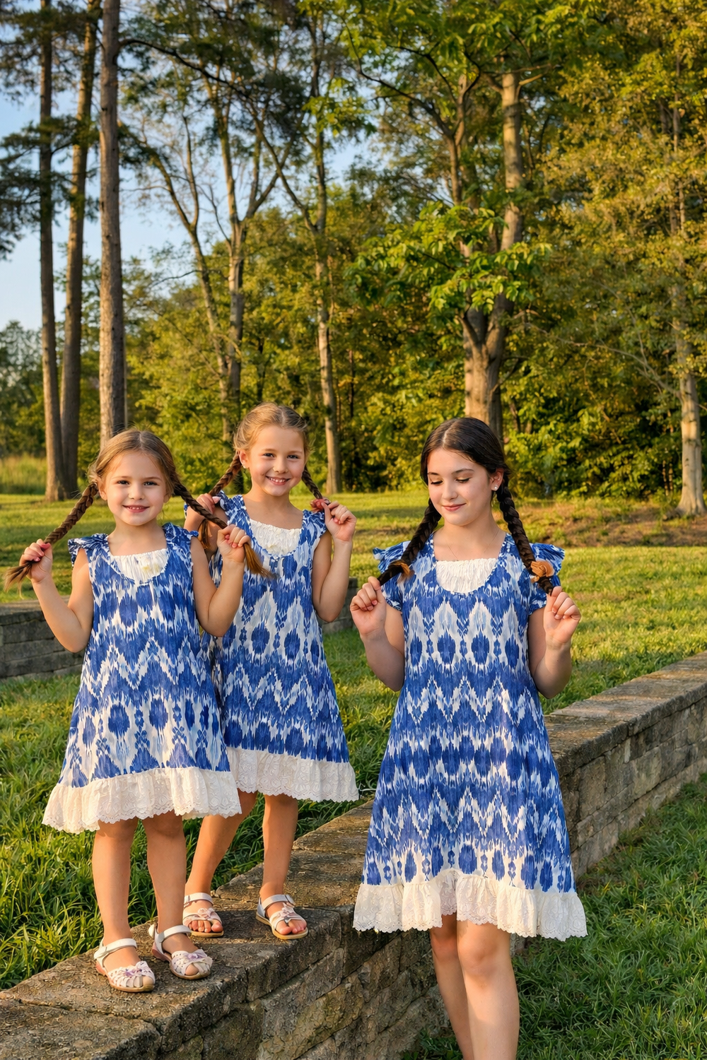 Child wearing colorful heritage-inspired clothing