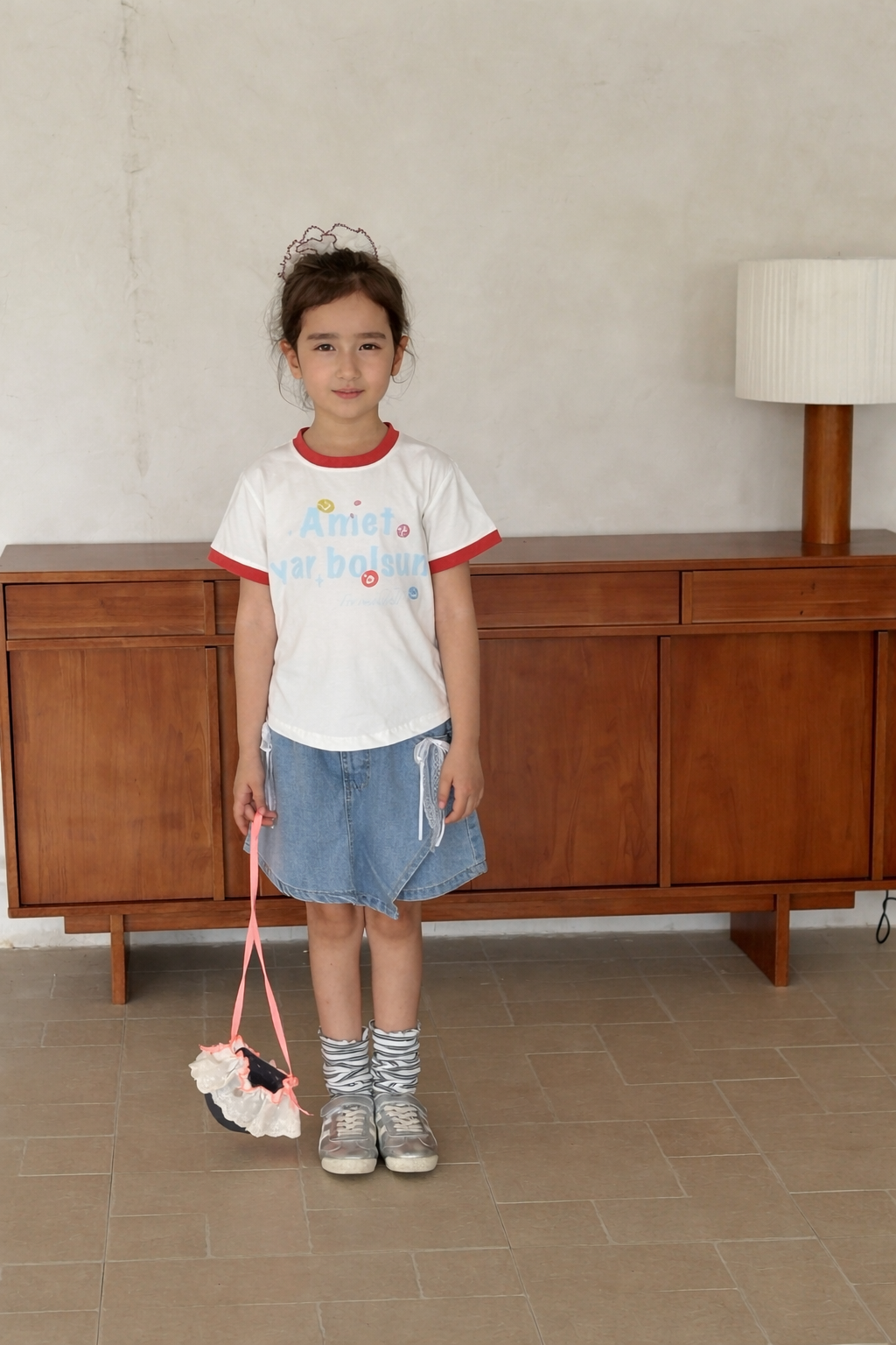 Girls Cotton Graphic T-Shirt – Soft Breathable Summer Top