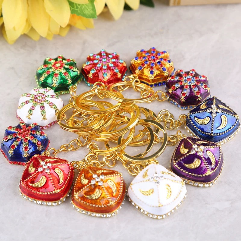 ✨ Ethnic-Style Doppa Keychain ✨