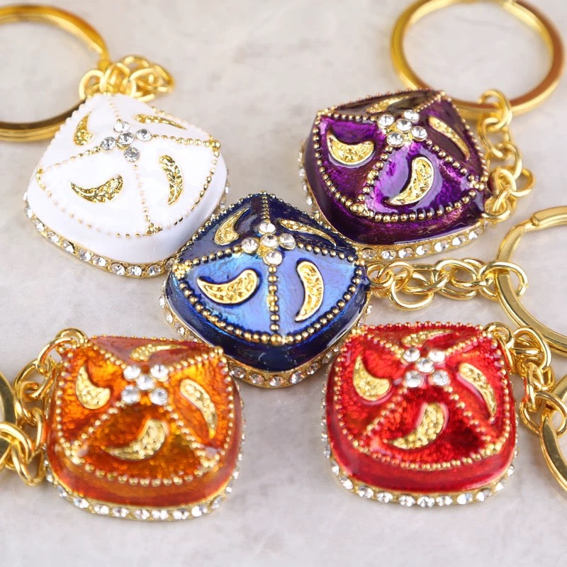 ✨ Ethnic-Style Doppa Keychain ✨