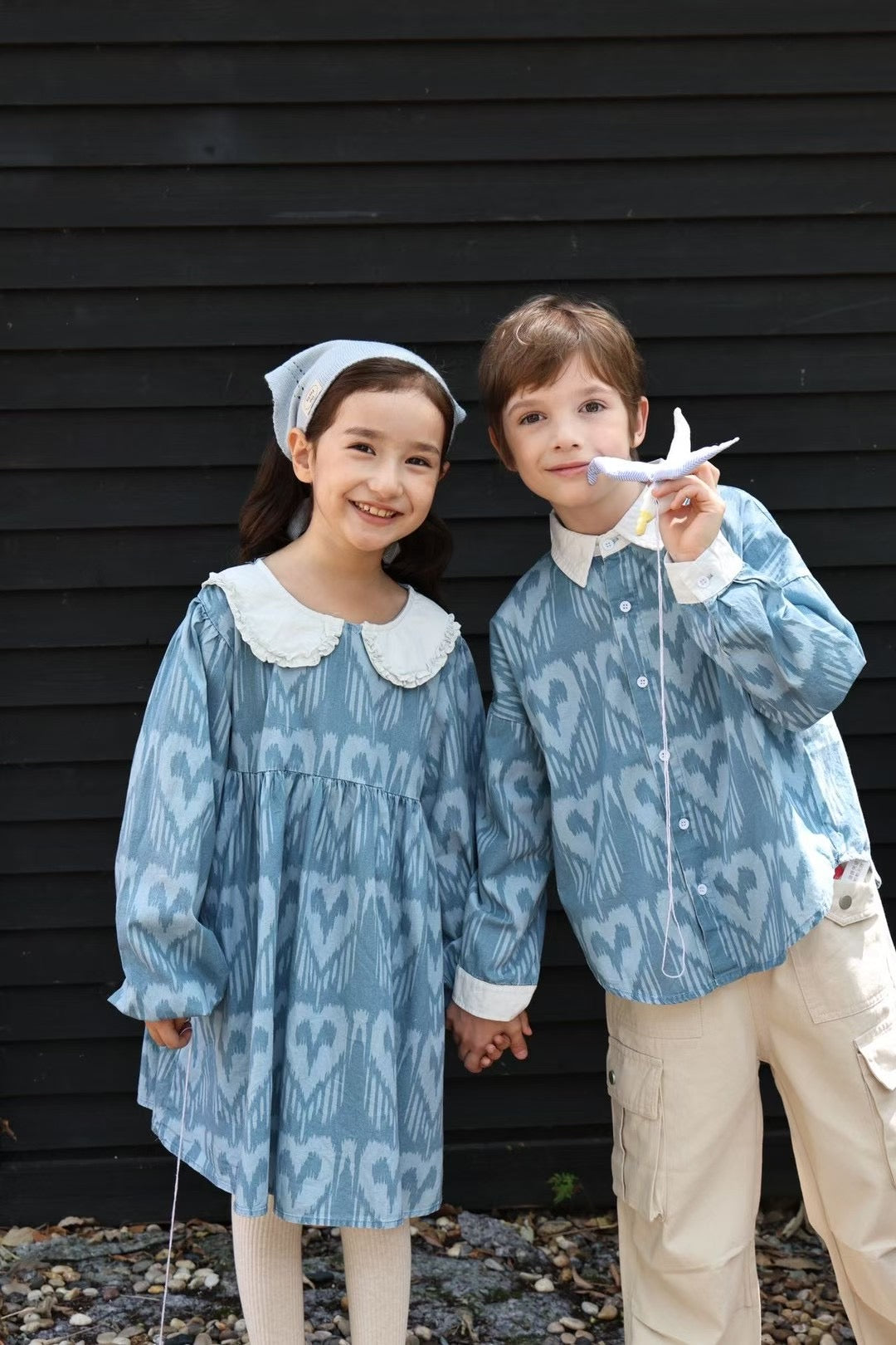 Blue Atlas Pattern Shirt