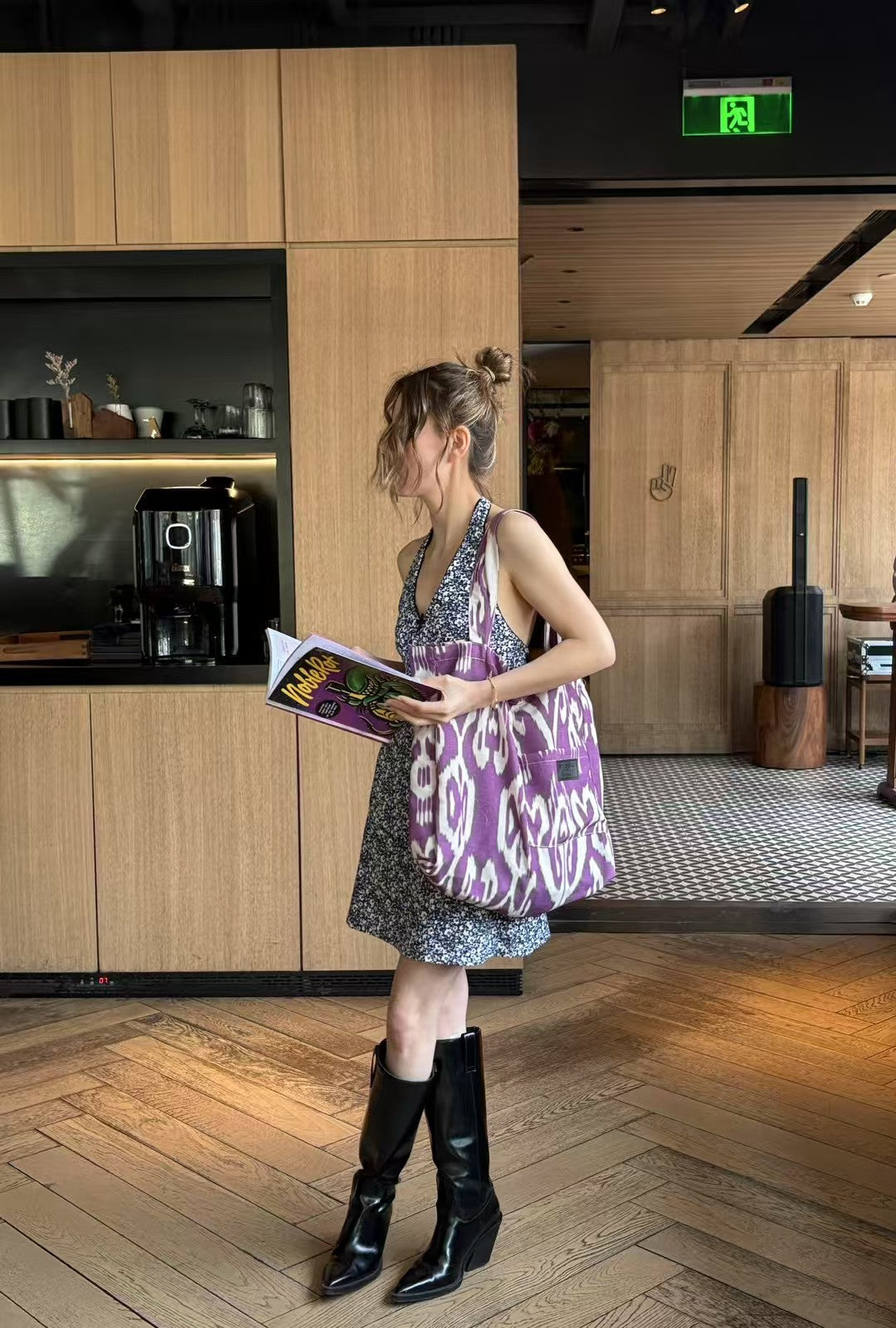 Atlas Canvas Tote (Purple)