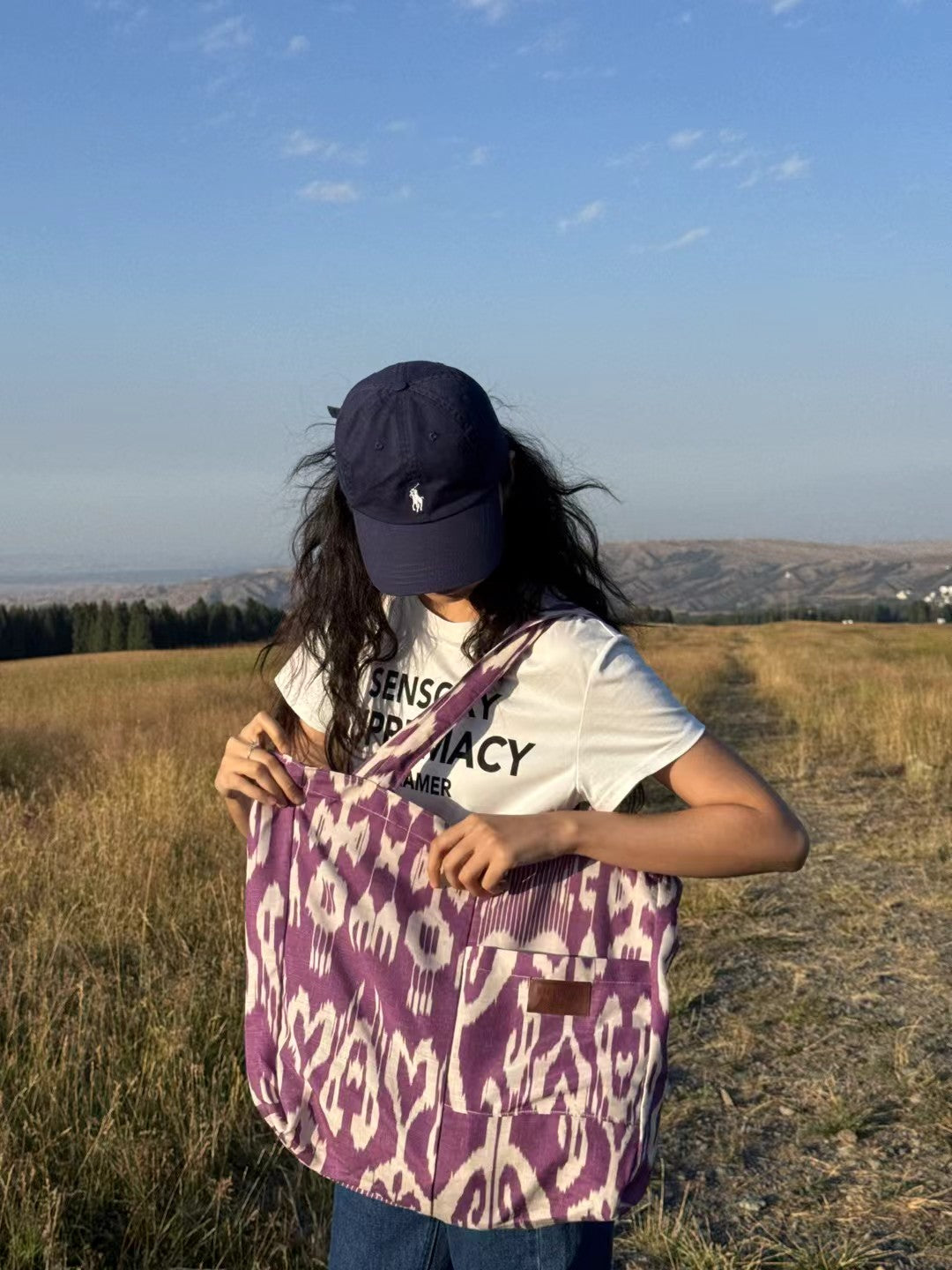 Atlas Canvas Tote (Purple)