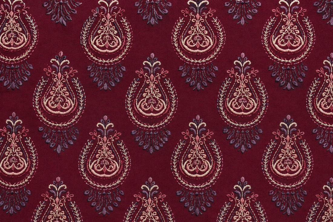 Atlas and Ikat pattern detail